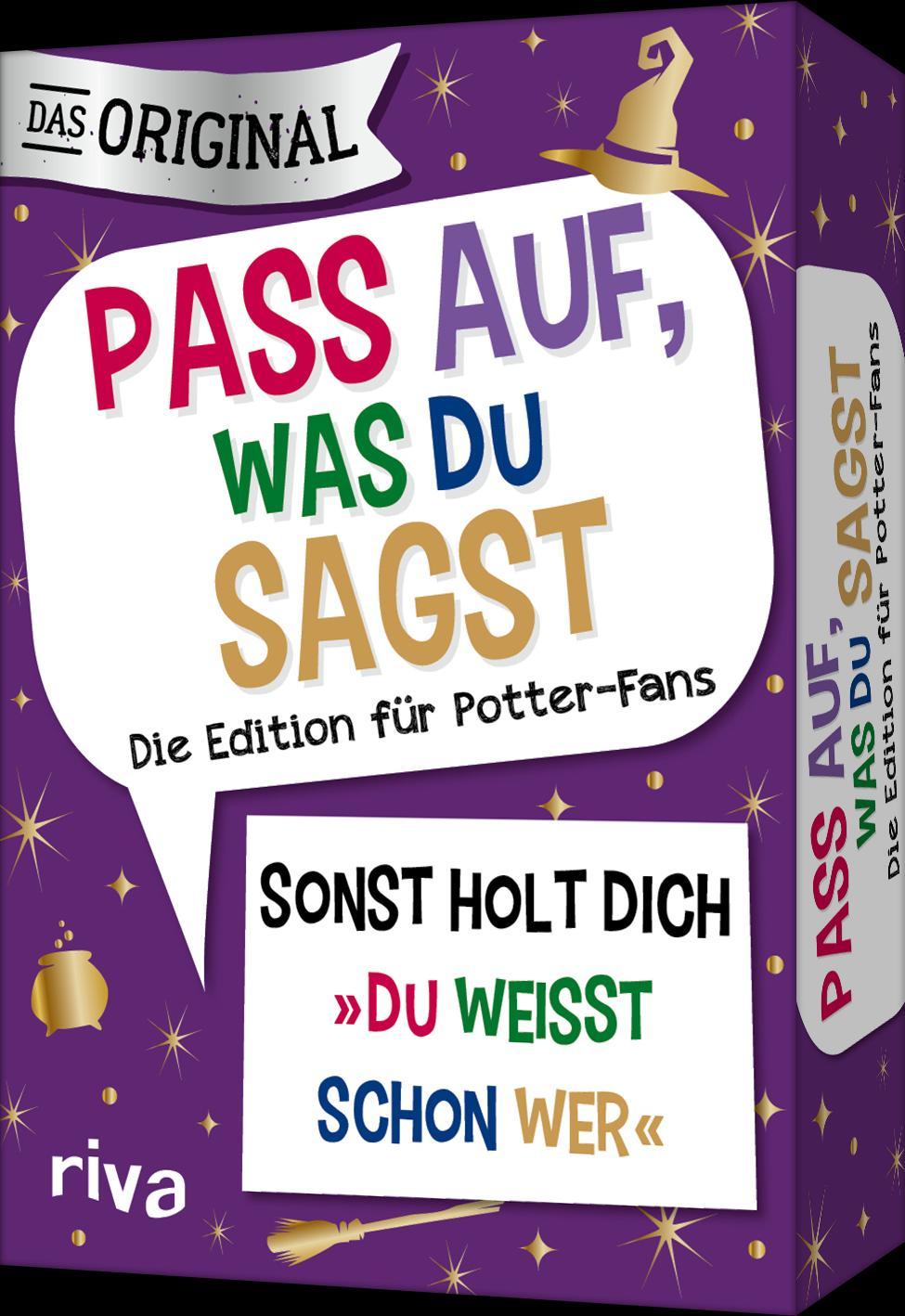Vorderes Coverbild Pass auf, was du sagst - Die Edition für Potter-Fans