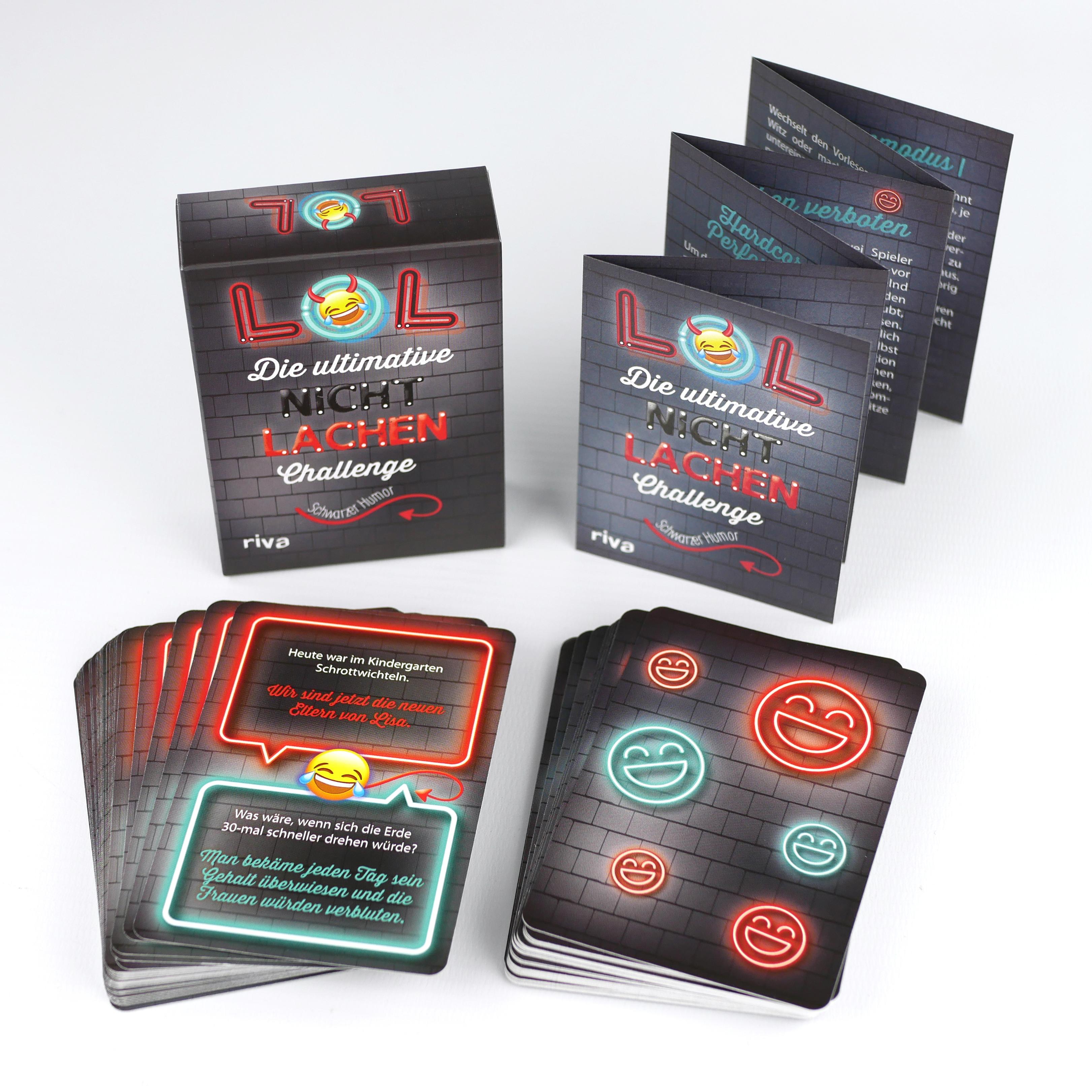 Beispielinhalt (Bild) LOL - Die ultimative Nicht-lachen-Challenge - Schwarzer Humor