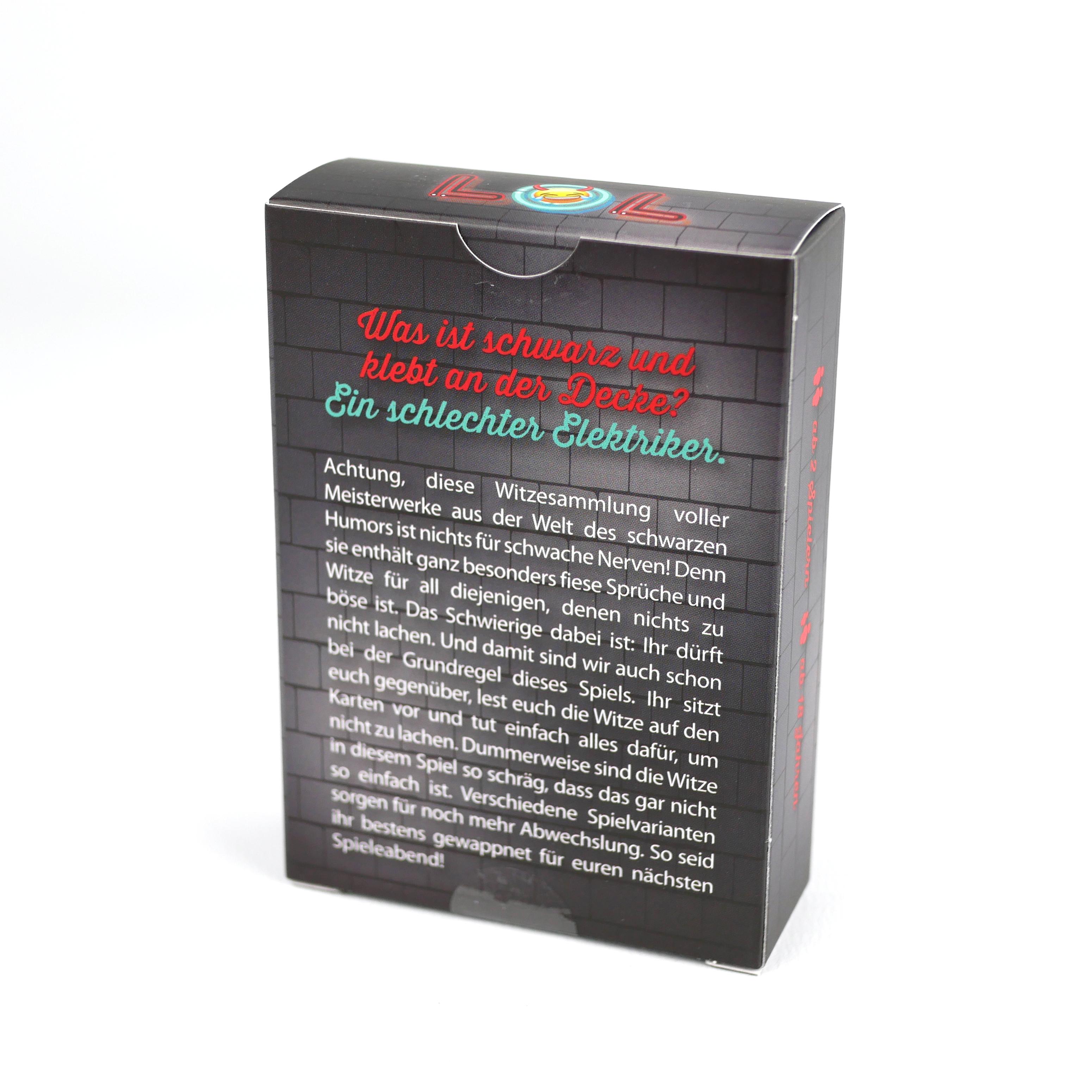 Beispielinhalt (Bild) LOL - Die ultimative Nicht-lachen-Challenge - Schwarzer Humor