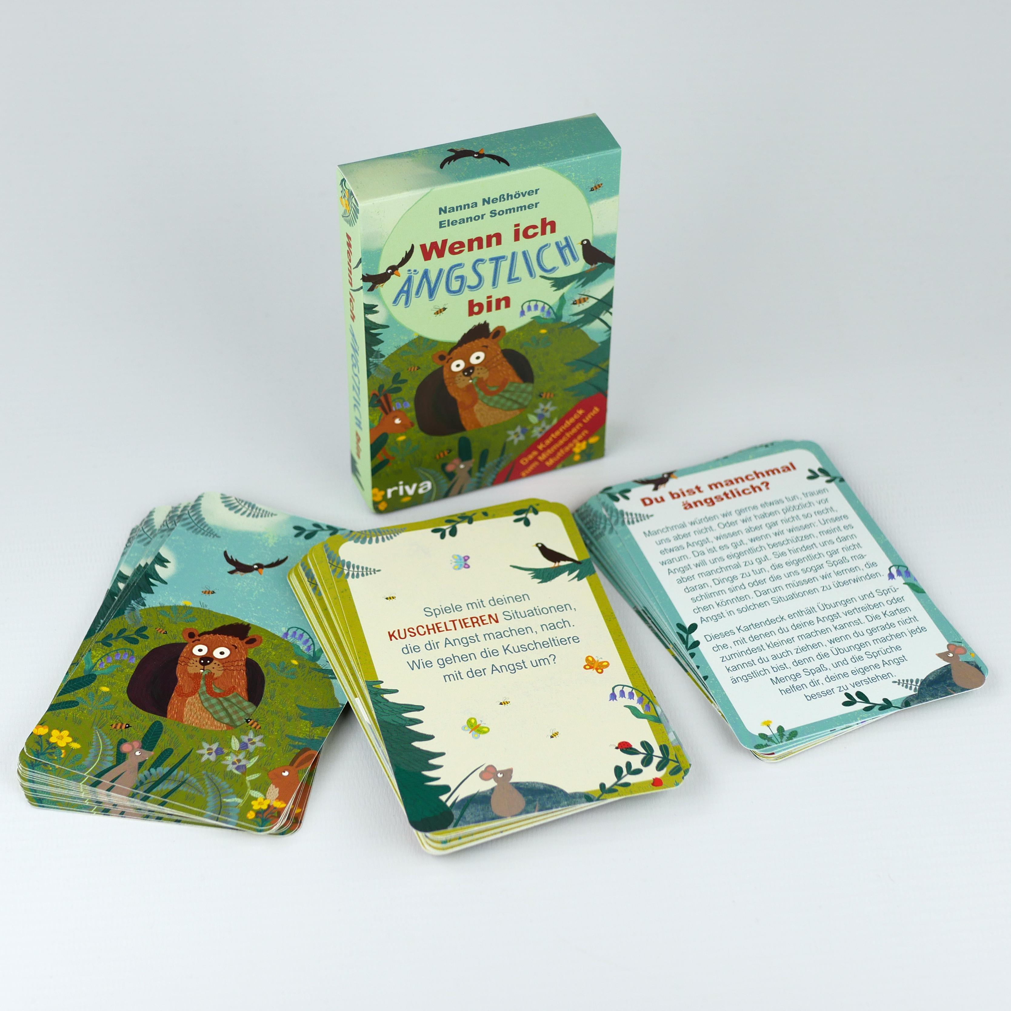 Beispielinhalt (Bild) Wenn ich ängstlich bin - Das Kartendeck zum Mitmachen und Mutfassen