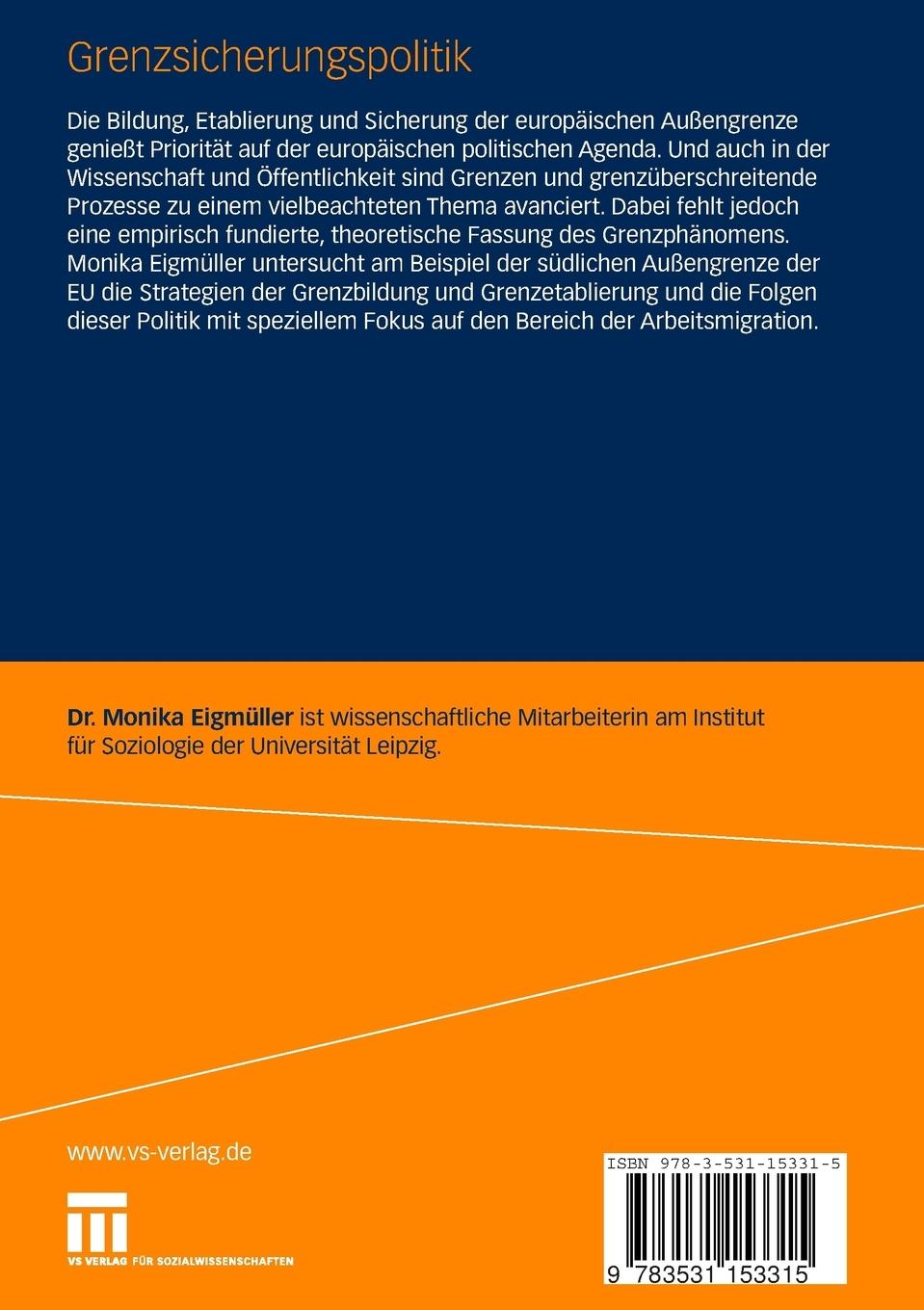 Rückseitencover Grenzsicherungspolitik