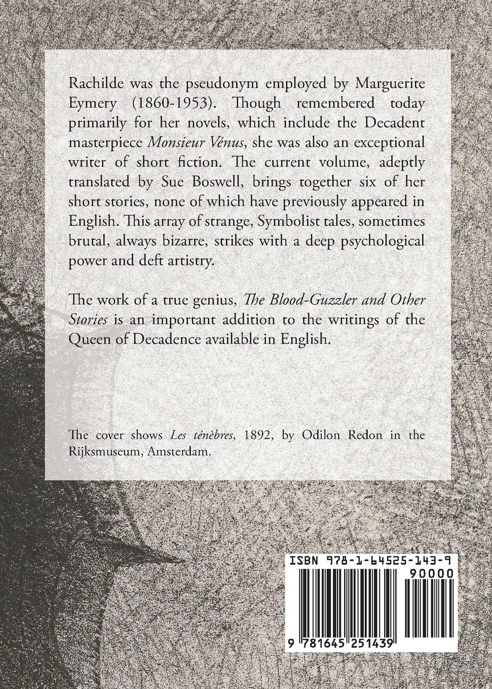 Rückseitencover The Blood-Guzzler and Other Stories