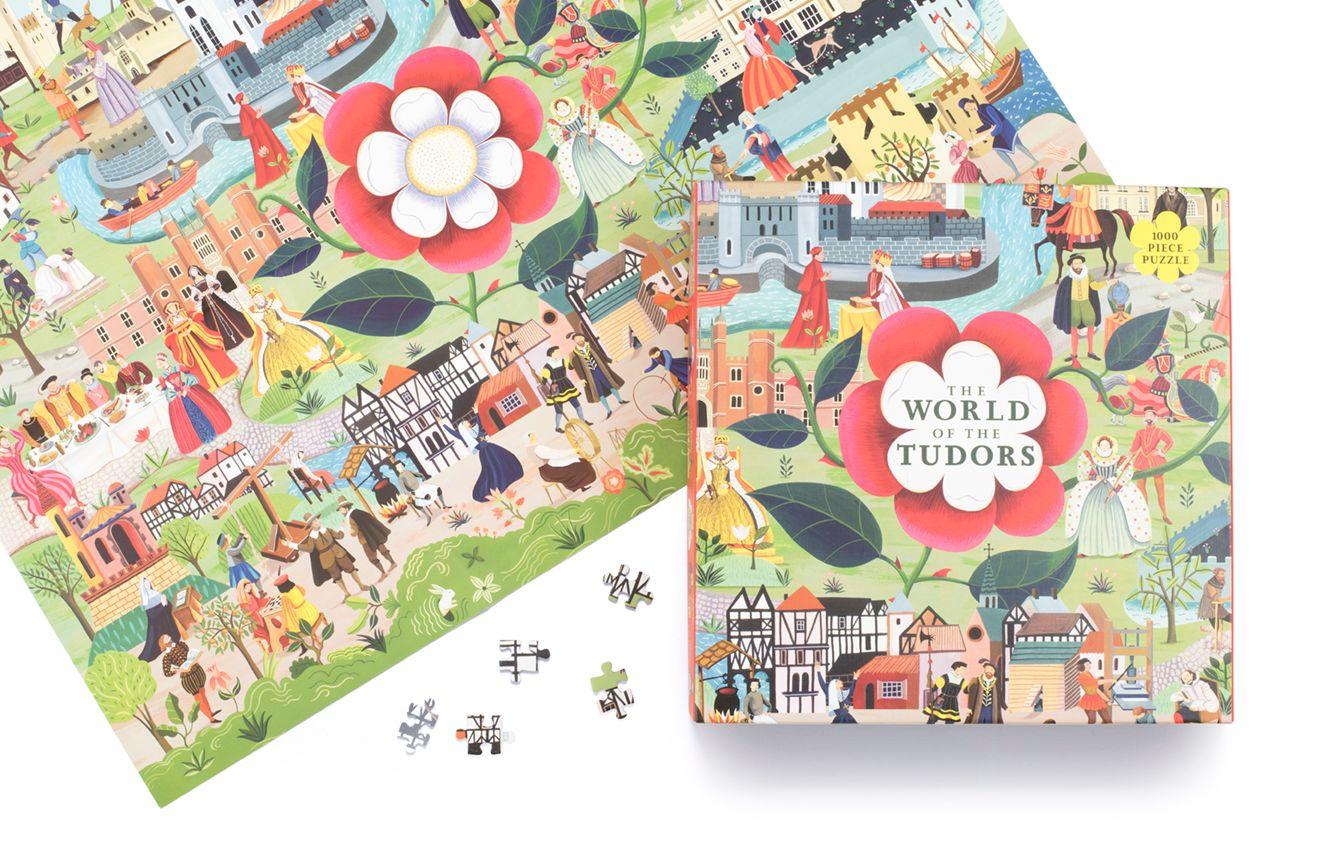Beispielinhalt (Bild) The World of the Tudors 1000 Piece Puzzle
