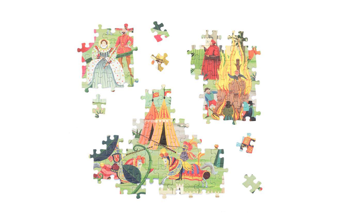 Beispielinhalt (Bild) The World of the Tudors 1000 Piece Puzzle