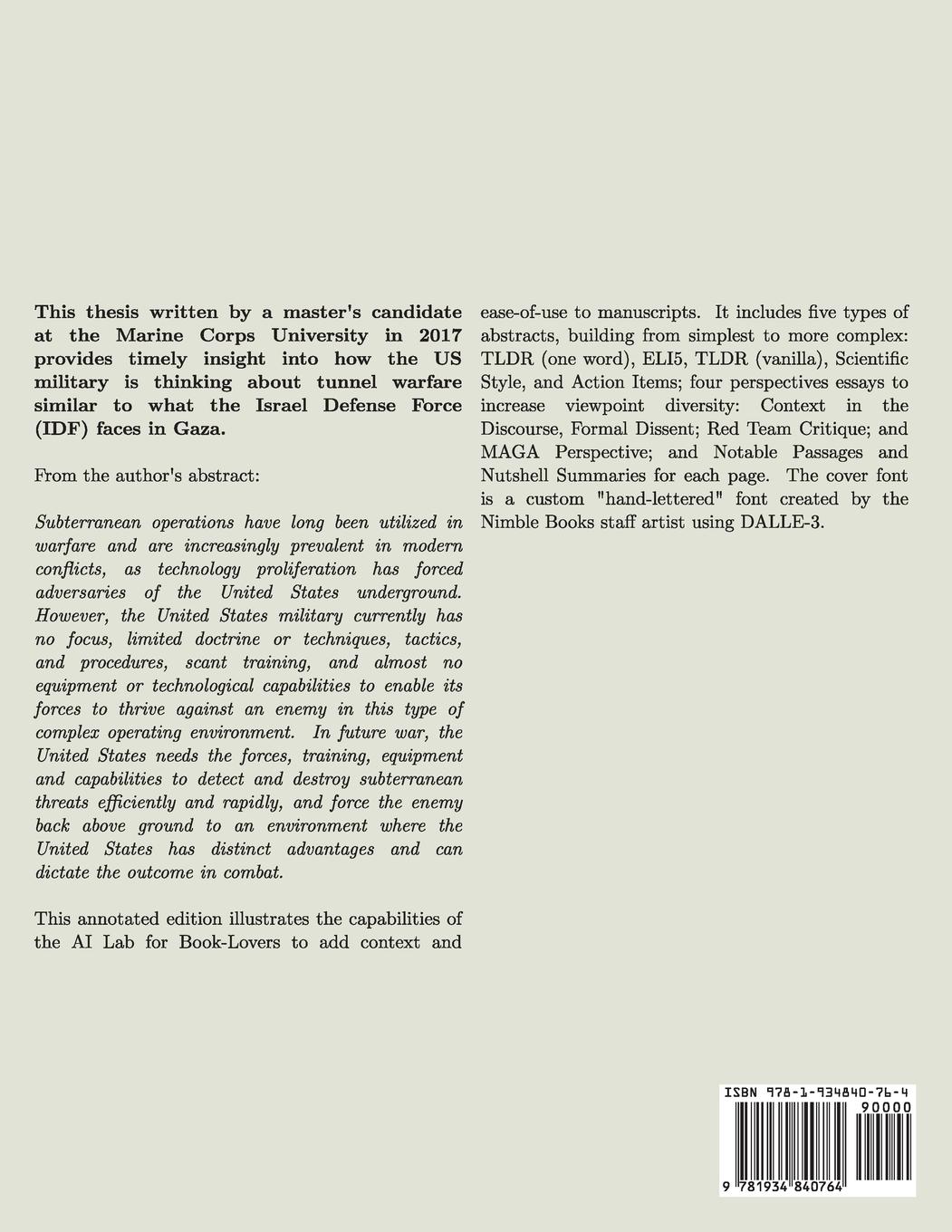 Rückseitencover Tunnel Rats Version 2.0