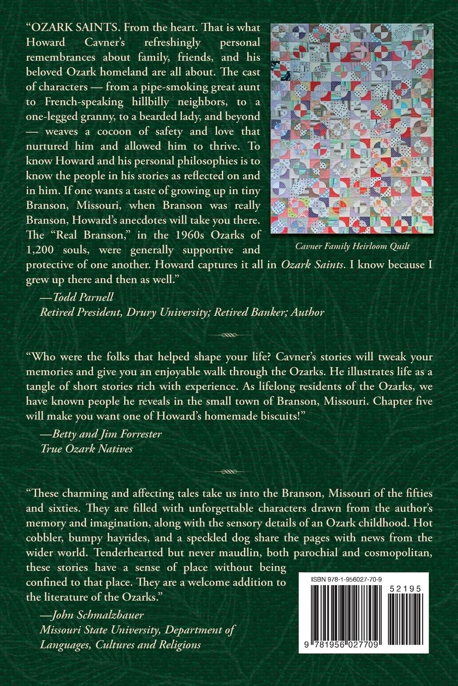 Rückseitencover Ozark Saints