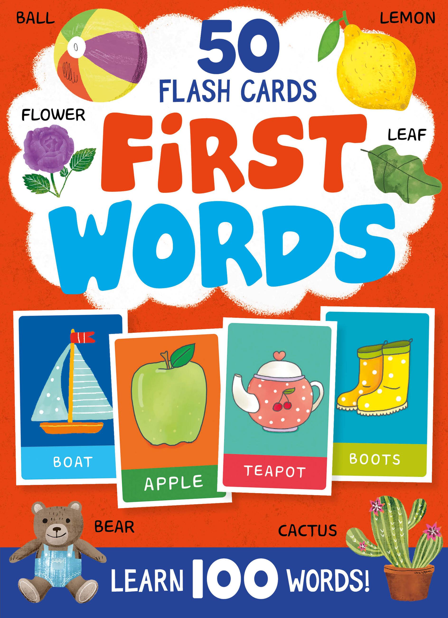 Vorderes Coverbild First Words. 50 Flash Cards