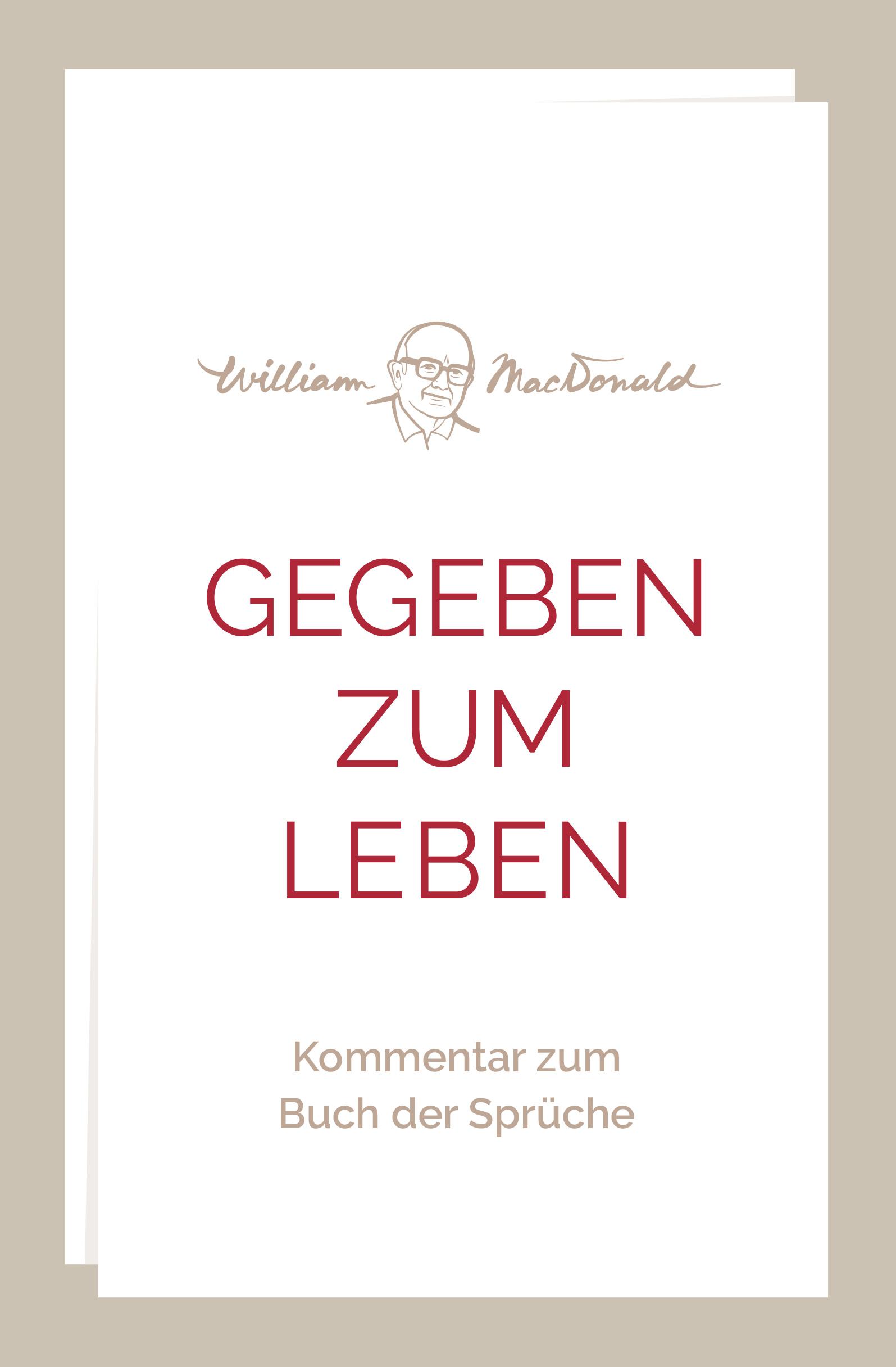 Vorderes Coverbild Gegeben zum Leben