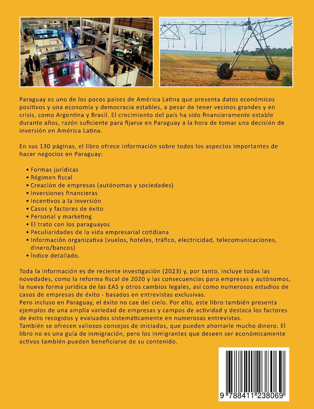 Rückseitencover Éxito en los negocios de Paraguay