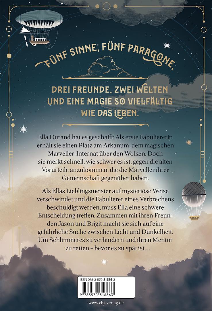 Beispielinhalt (Bild) Die Marveller - Magie aus Licht und Dunkelheit - Das gefährliche erste Jahr