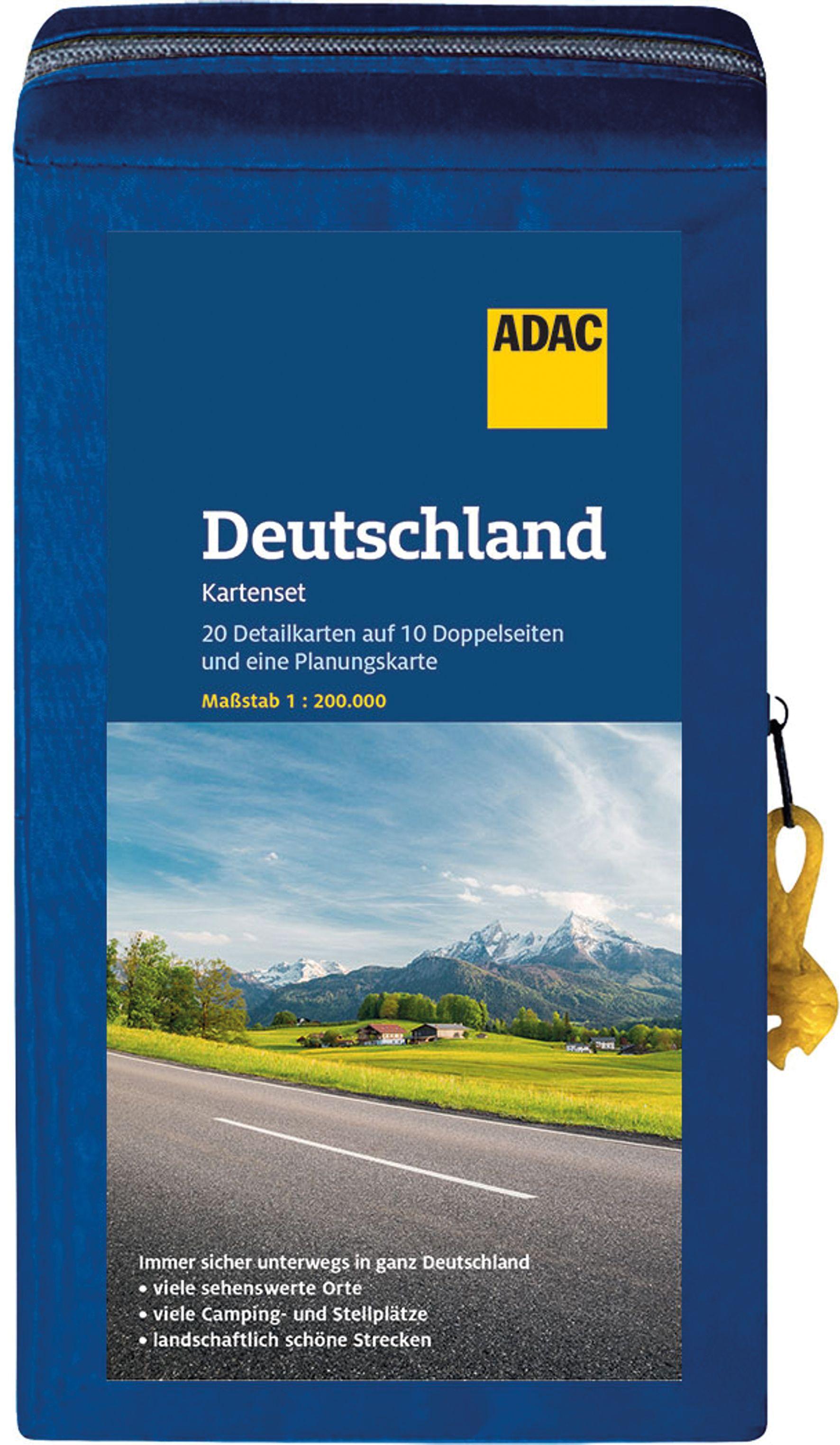 Vorderes Coverbild ADAC Kartenset Deutschland