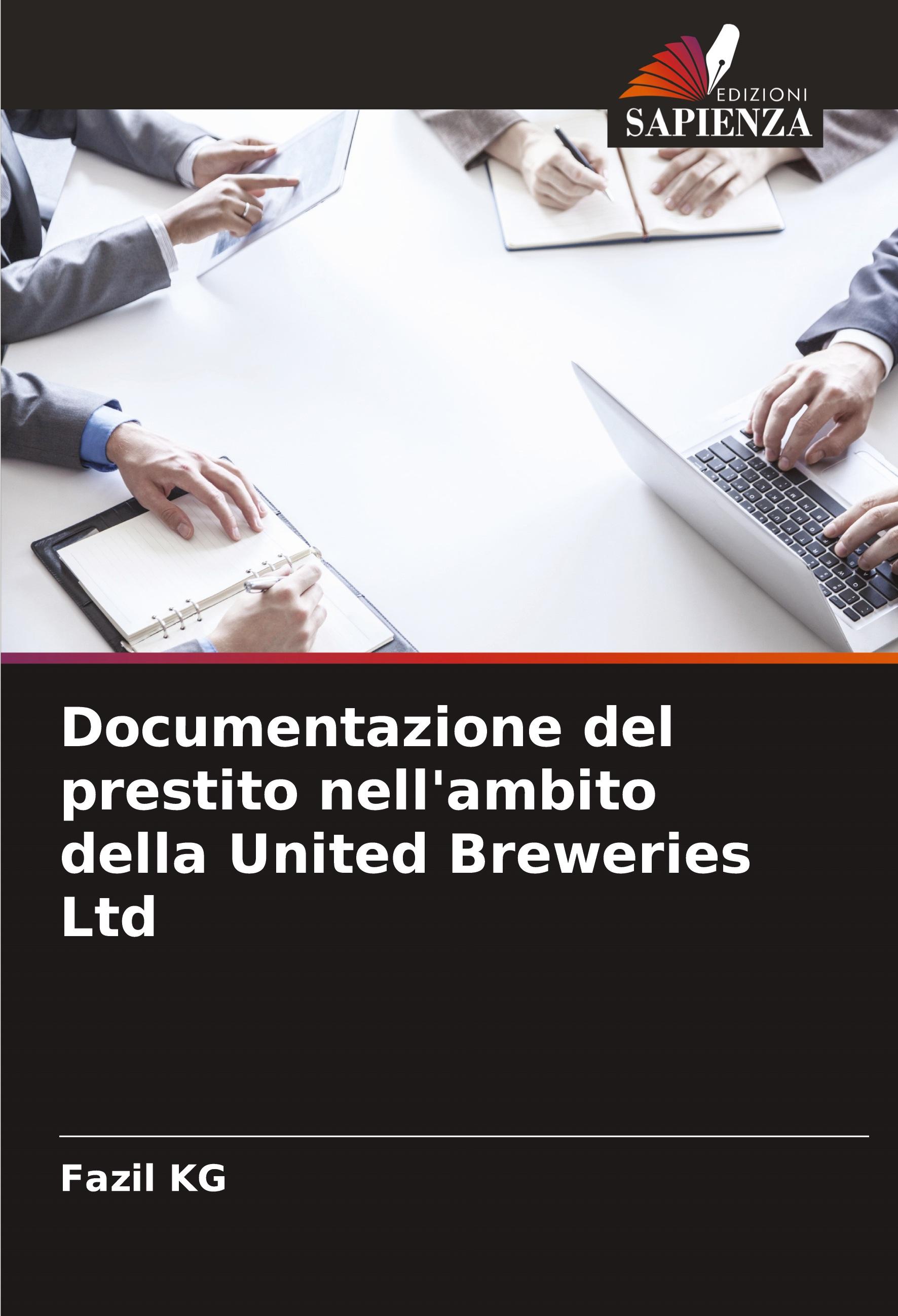 Vorderes Coverbild Documentazione del prestito nell'ambito della United Breweries Ltd