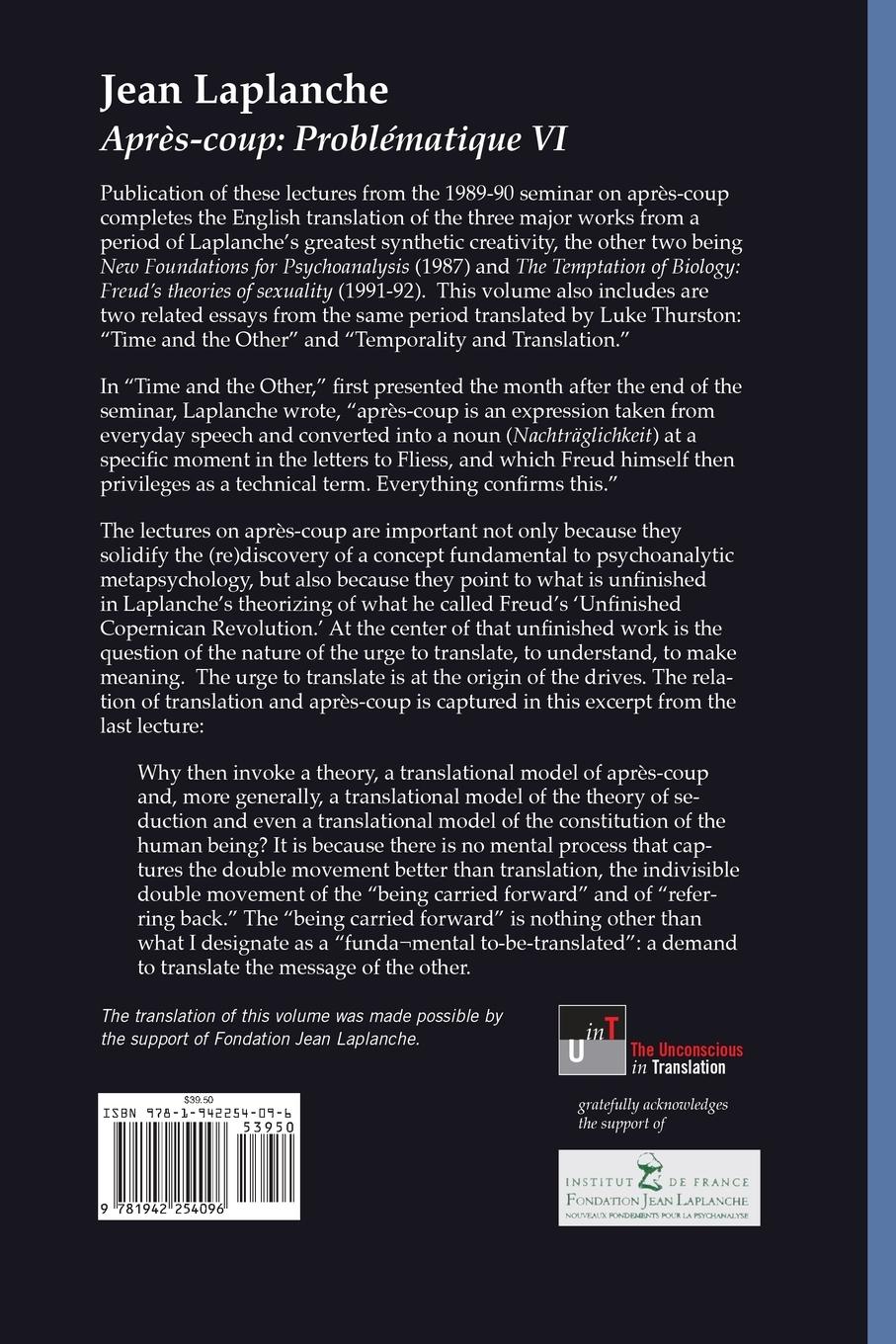 Rückseitencover Après-coup