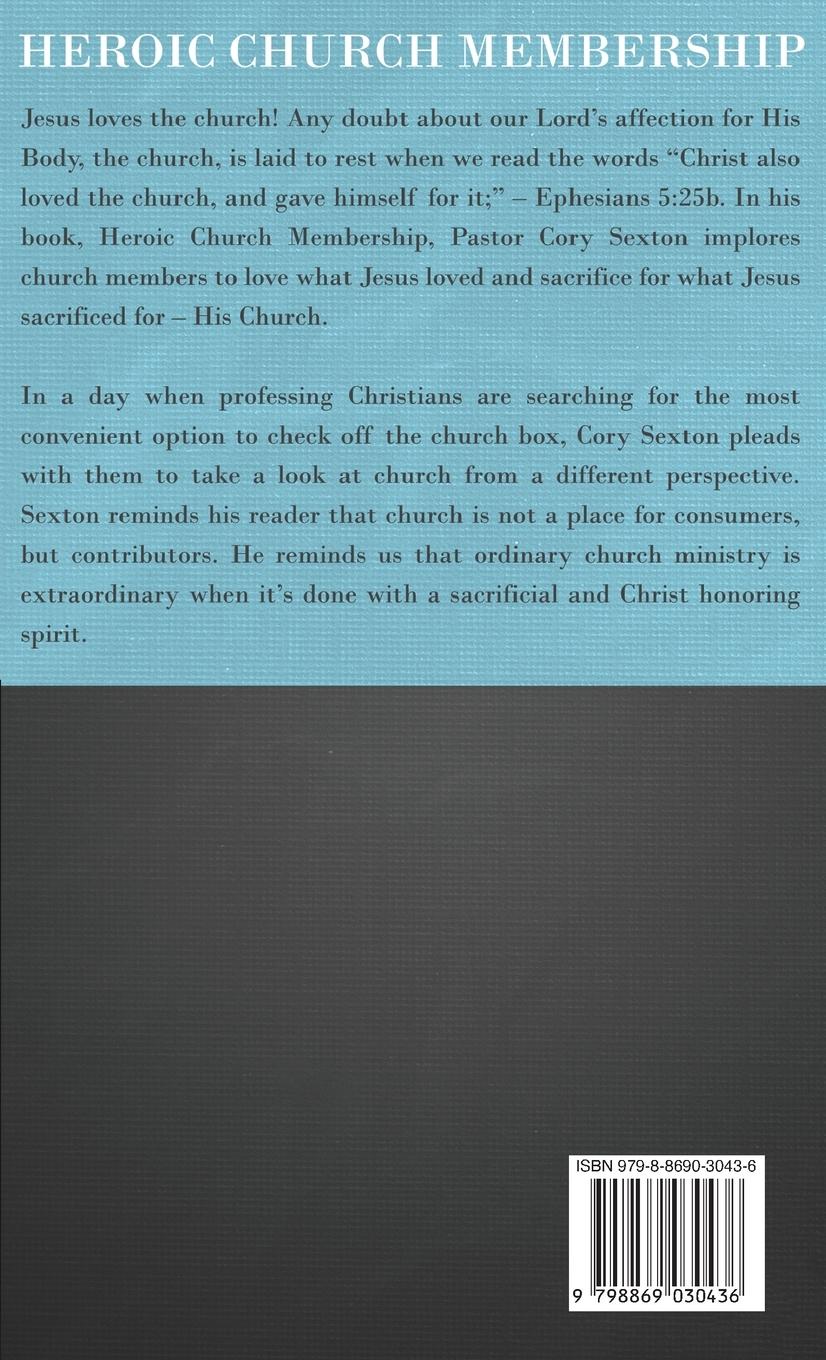 Rückseitencover Heroic Church Membership