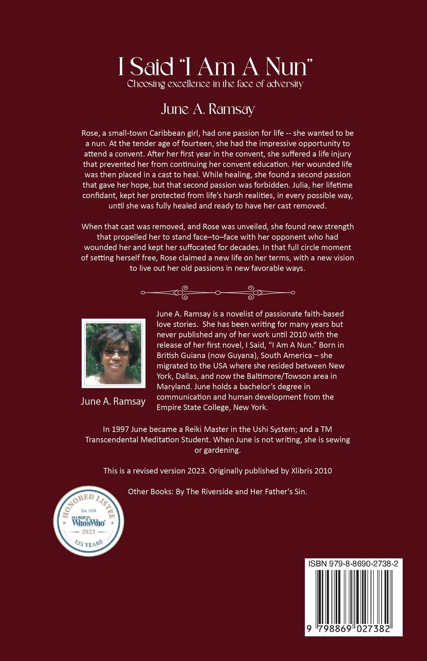 Rückseitencover I Said, "I Am A Nun"