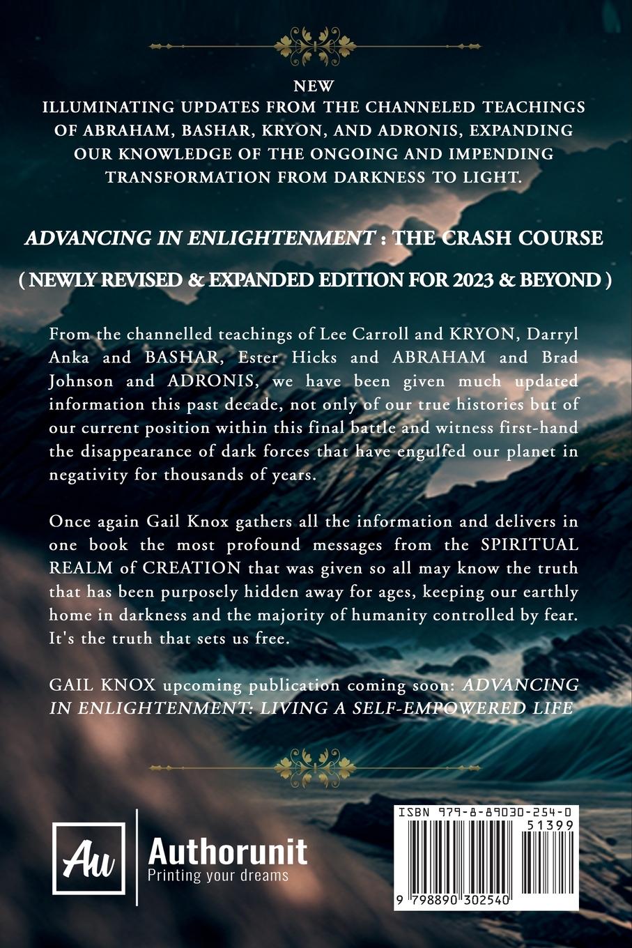 Rückseitencover Advancing in Enlightenment