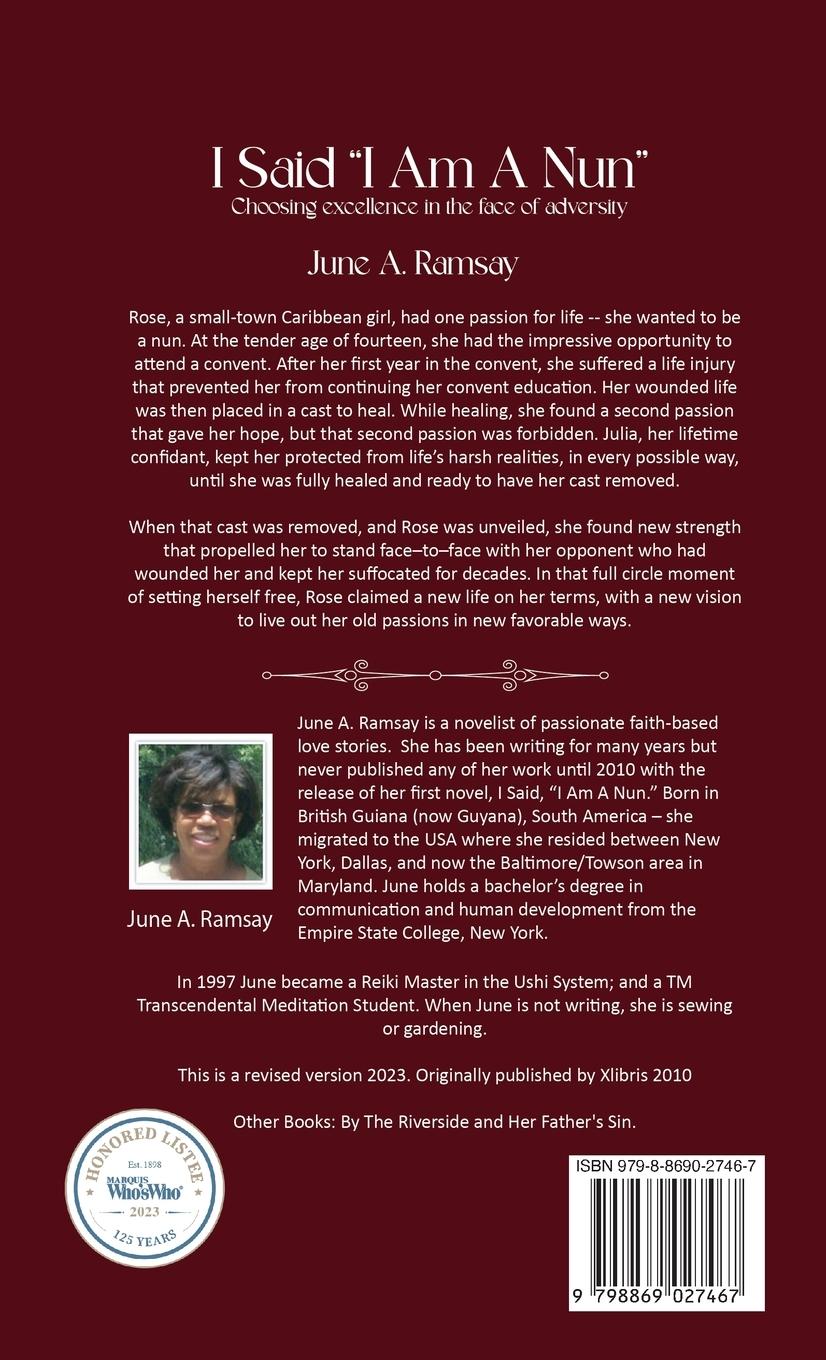 Rückseitencover I Said, "I Am A Nun"