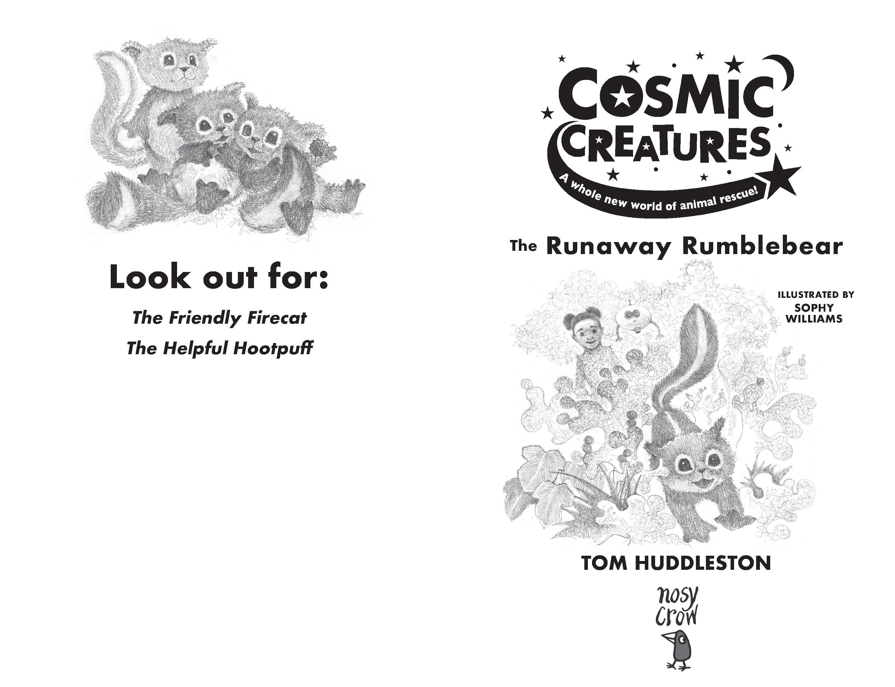 Beispielinhalt (Bild) Cosmic Creatures: The Runaway Rumblebear