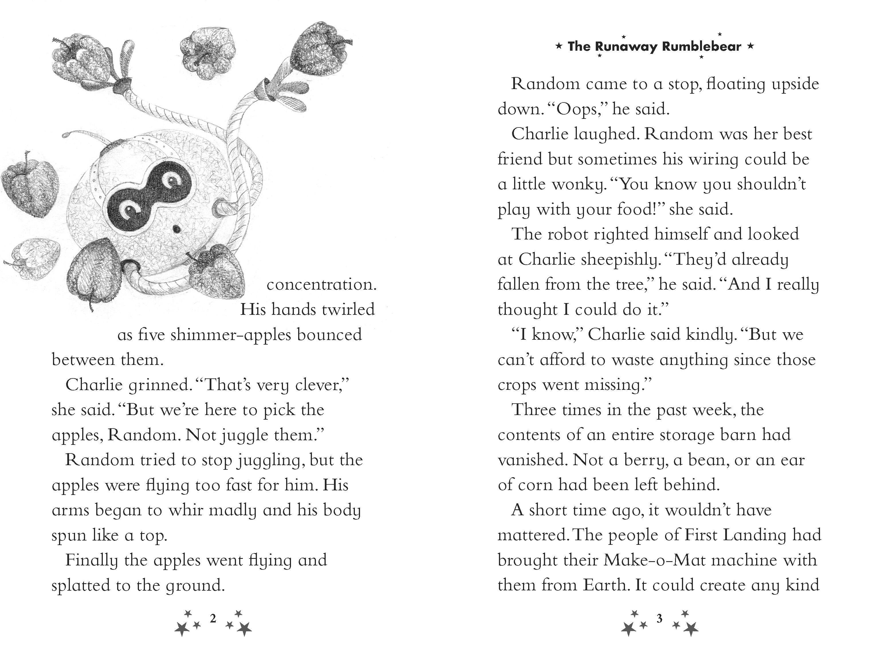 Beispielinhalt (Bild) Cosmic Creatures: The Runaway Rumblebear