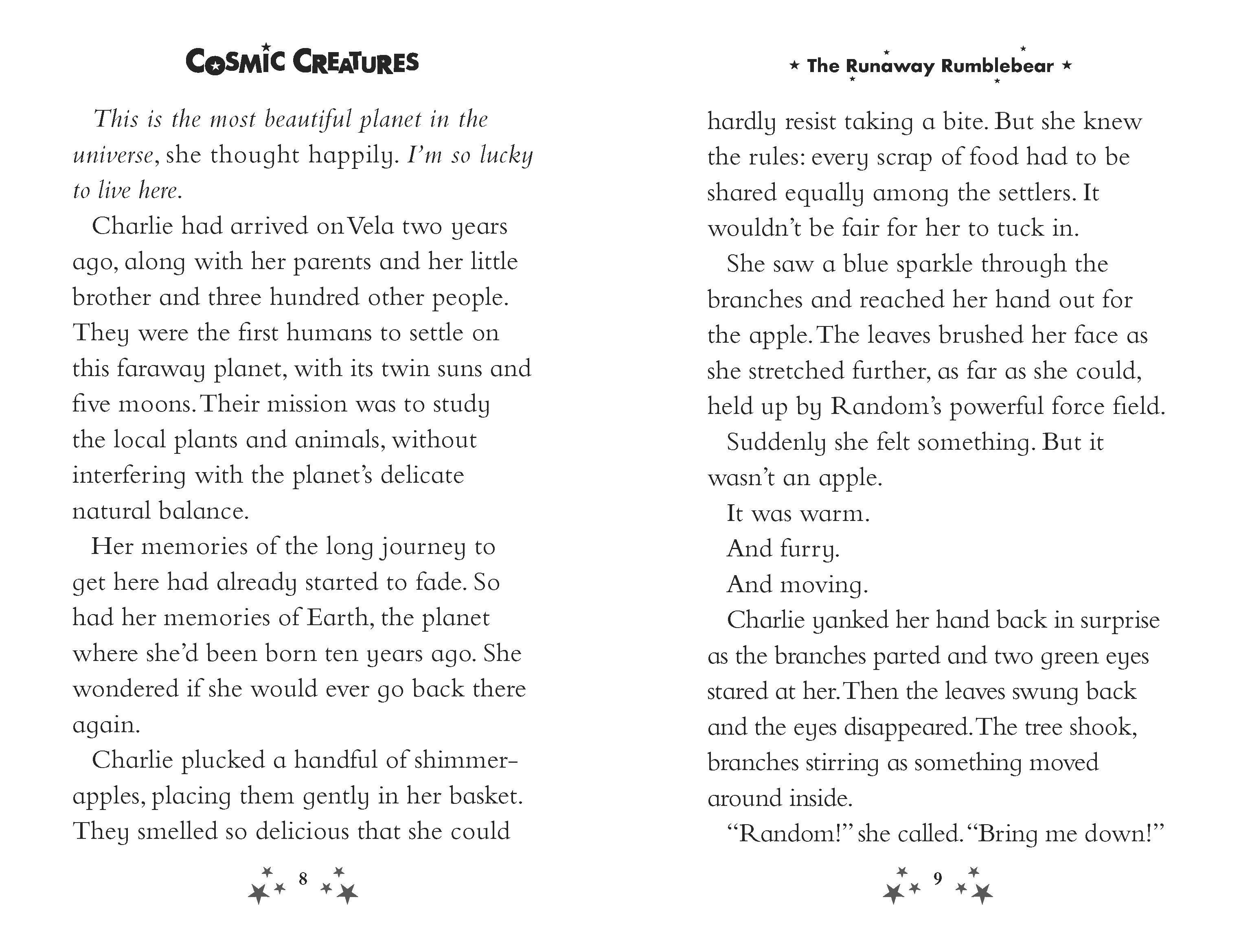 Beispielinhalt (Bild) Cosmic Creatures: The Runaway Rumblebear