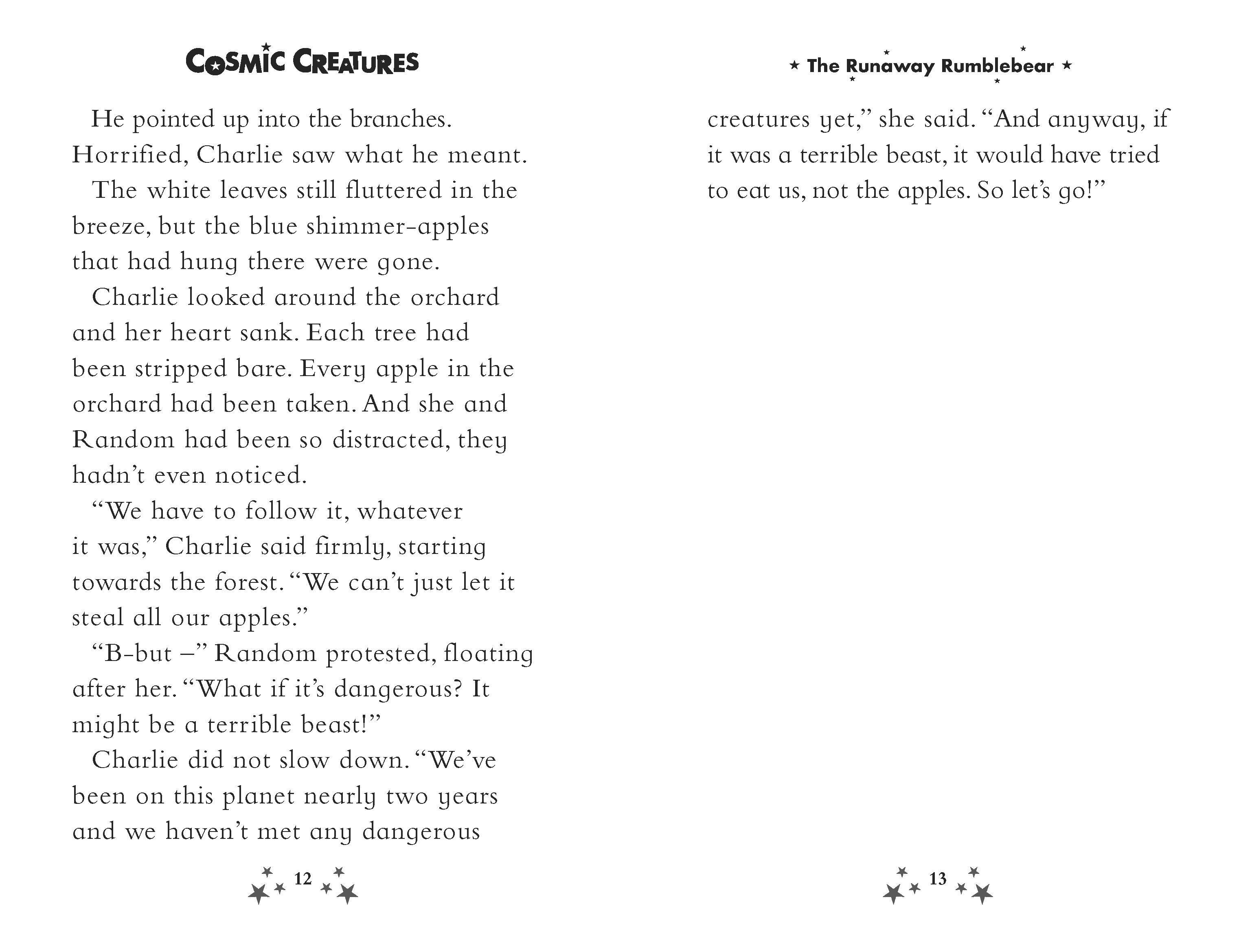 Beispielinhalt (Bild) Cosmic Creatures: The Runaway Rumblebear