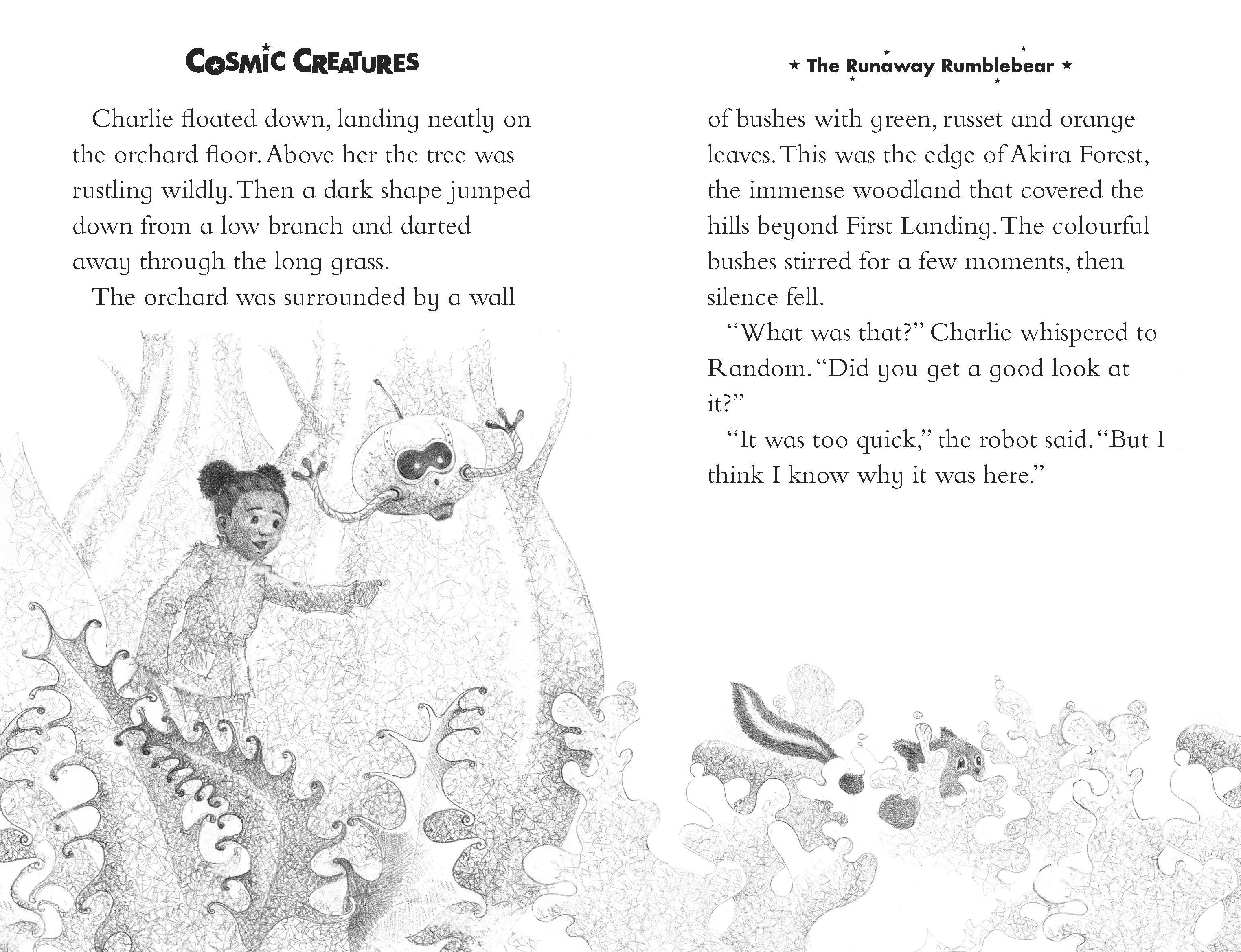 Beispielinhalt (Bild) Cosmic Creatures: The Runaway Rumblebear