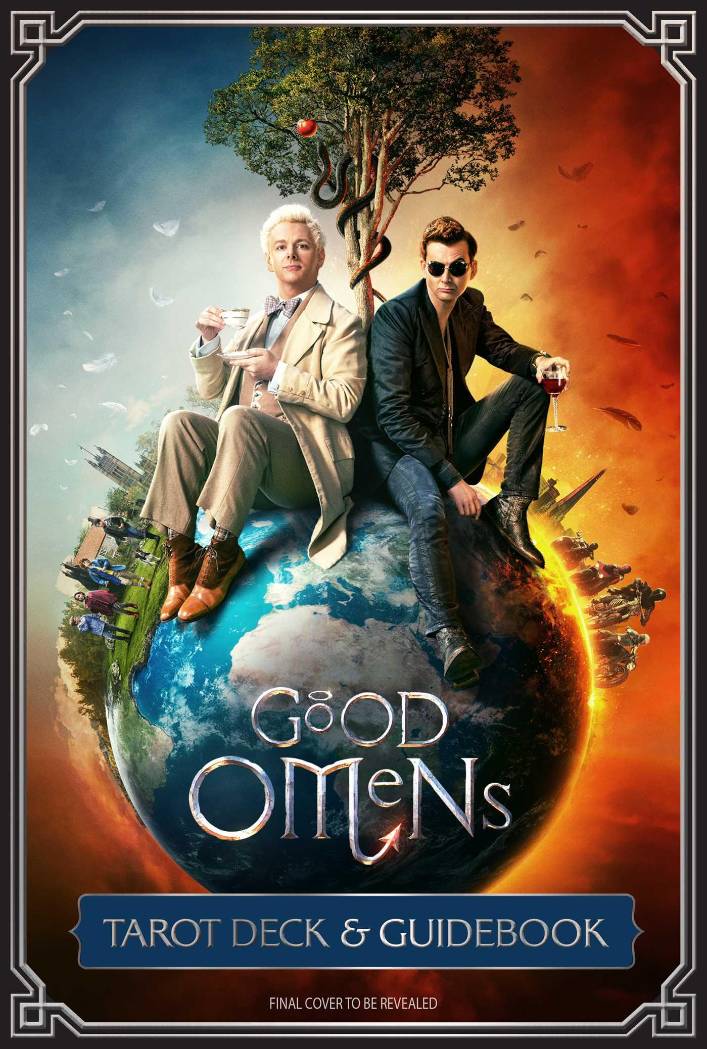Beispielinhalt (Bild) Good Omens Tarot Deck and Guidebook