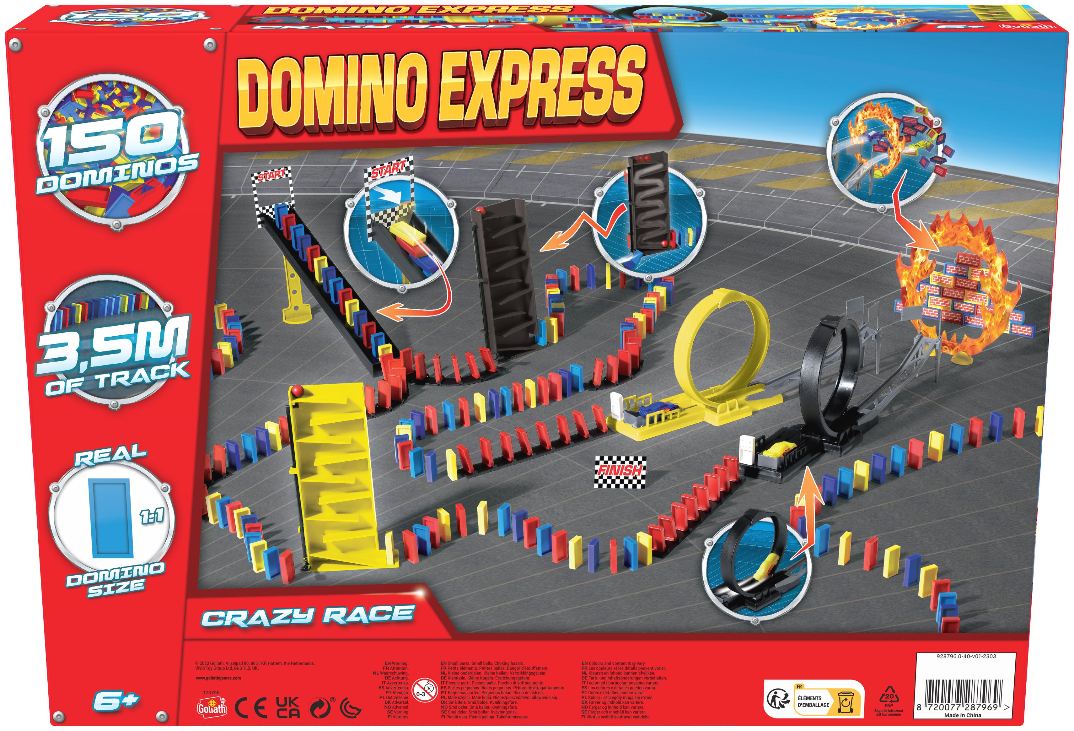 Beispielinhalt (Bild) Domino Express Crazy Race