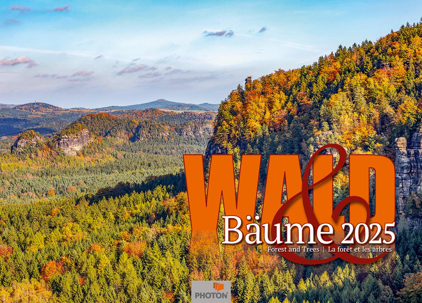 Vorderes Coverbild Wald & Bäume Kalender 2025