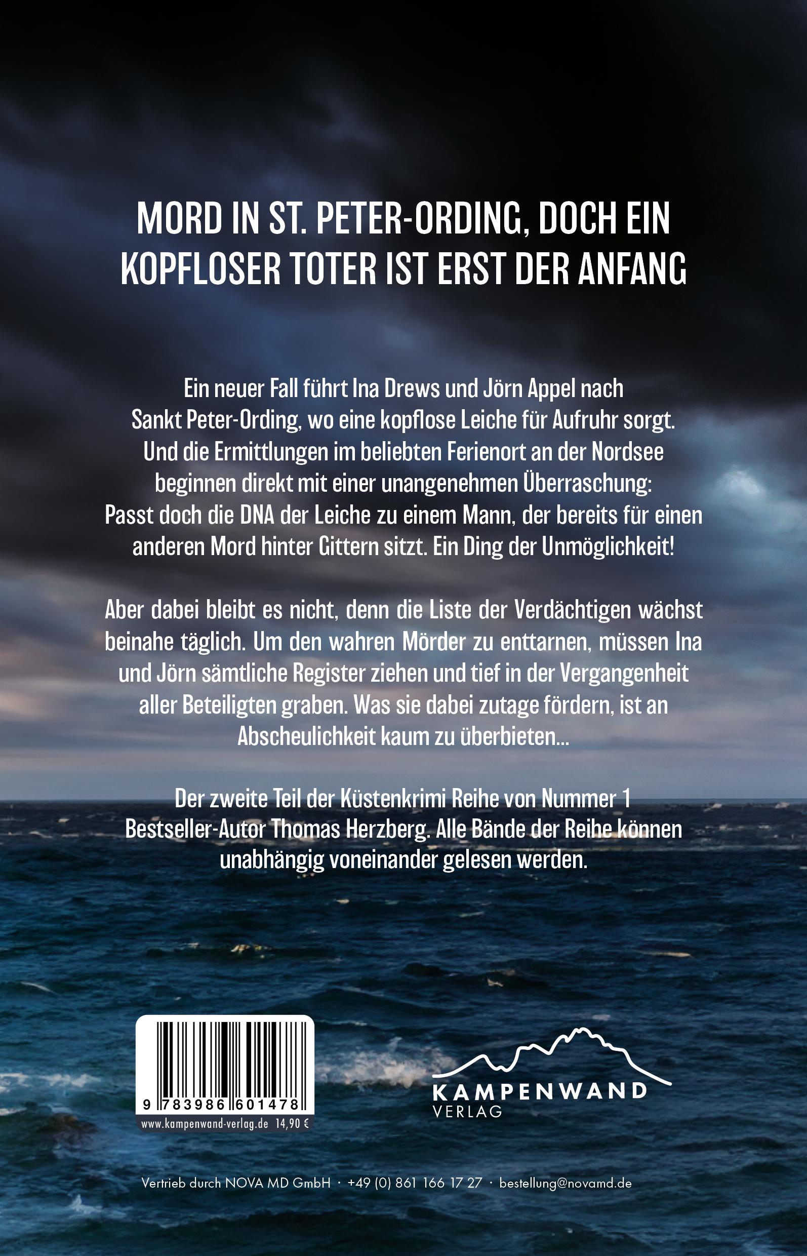 Rückseitencover Grünes Grab (Zwischen Mord und Ostsee - Küstenkrimi 2)