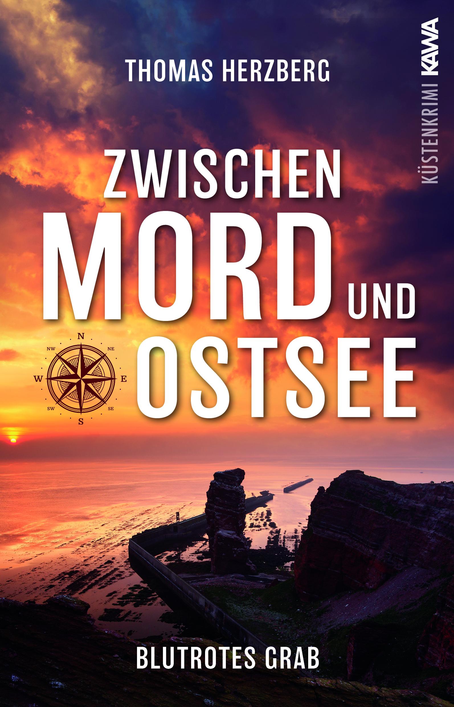 Vorderes Coverbild Blutrotes Grab (Zwischen Mord und Ostsee - Küstenkrimi 3)