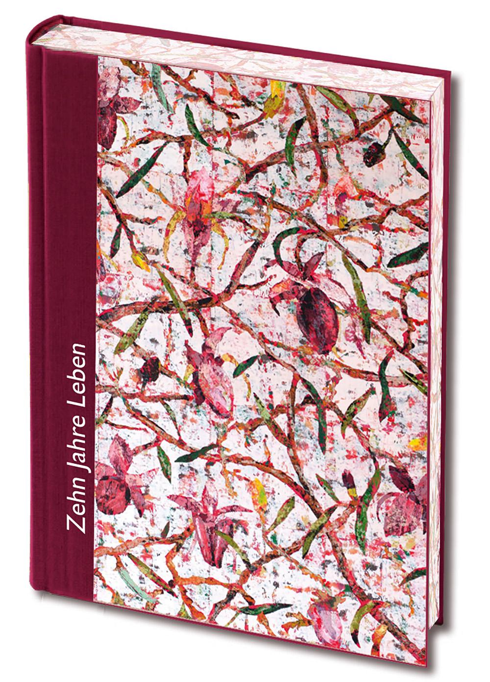 Vorderes Coverbild Zehn Jahre Leben - weinrot