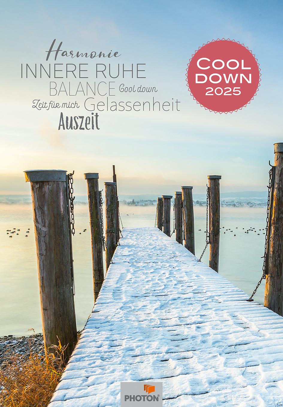 Vorderes Coverbild COOL DOWN Kalender 2025