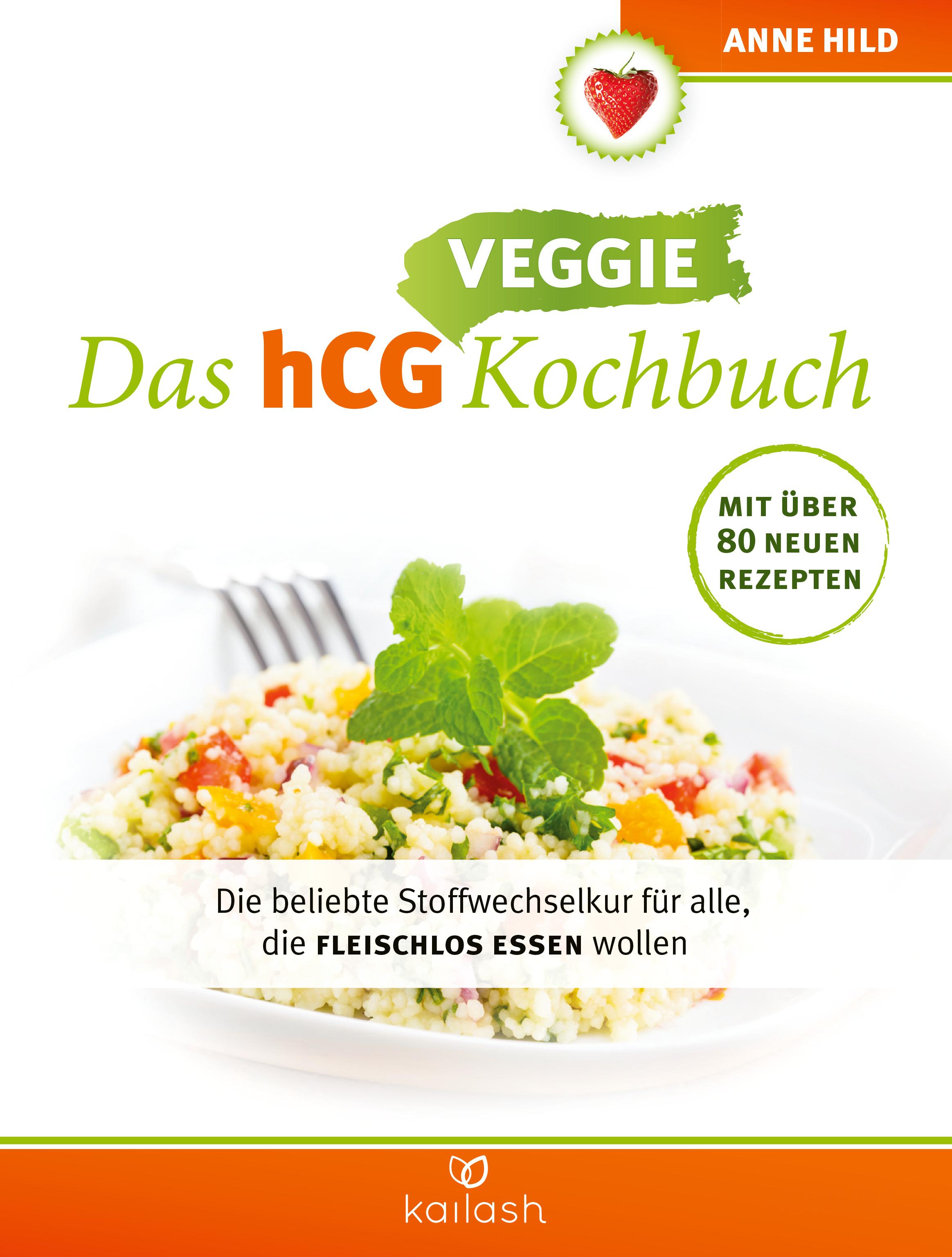 Vorderes Coverbild Das hCG Veggie Kochbuch