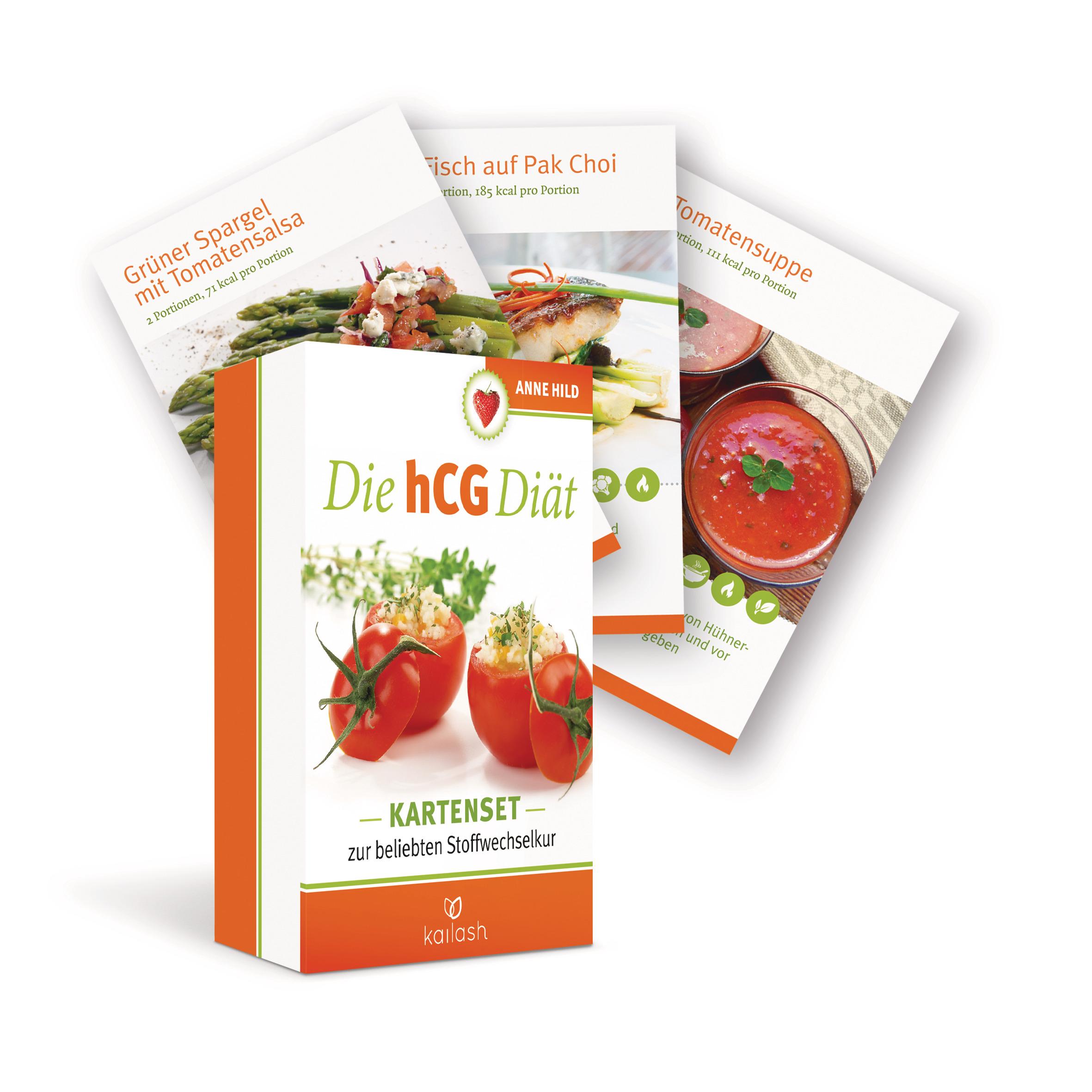 Vorderes Coverbild Die hCG Diät - Das Kartenset