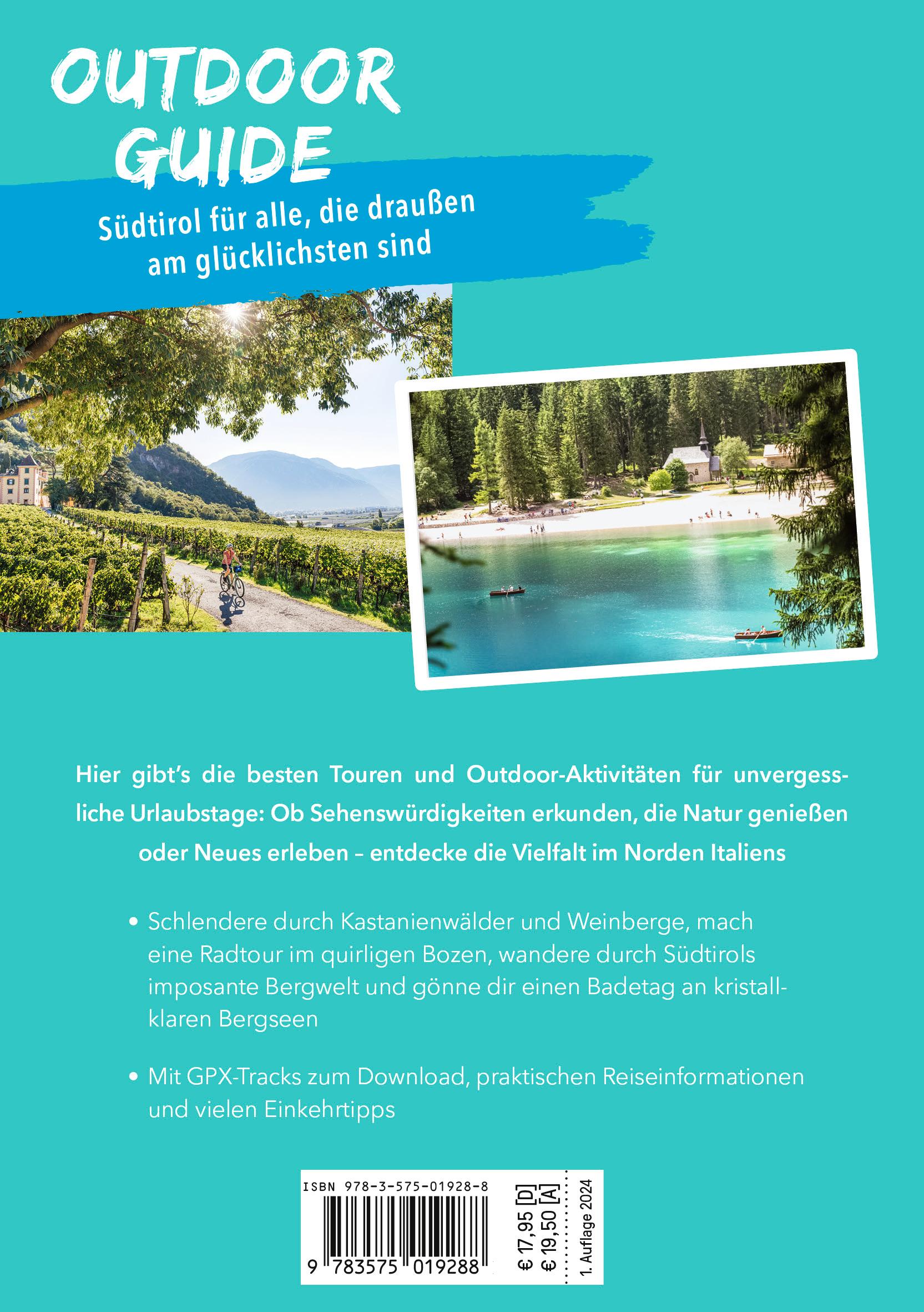 Rückseitencover MARCO POLO OUTDOOR GUIDE Reiseführer Südtirol