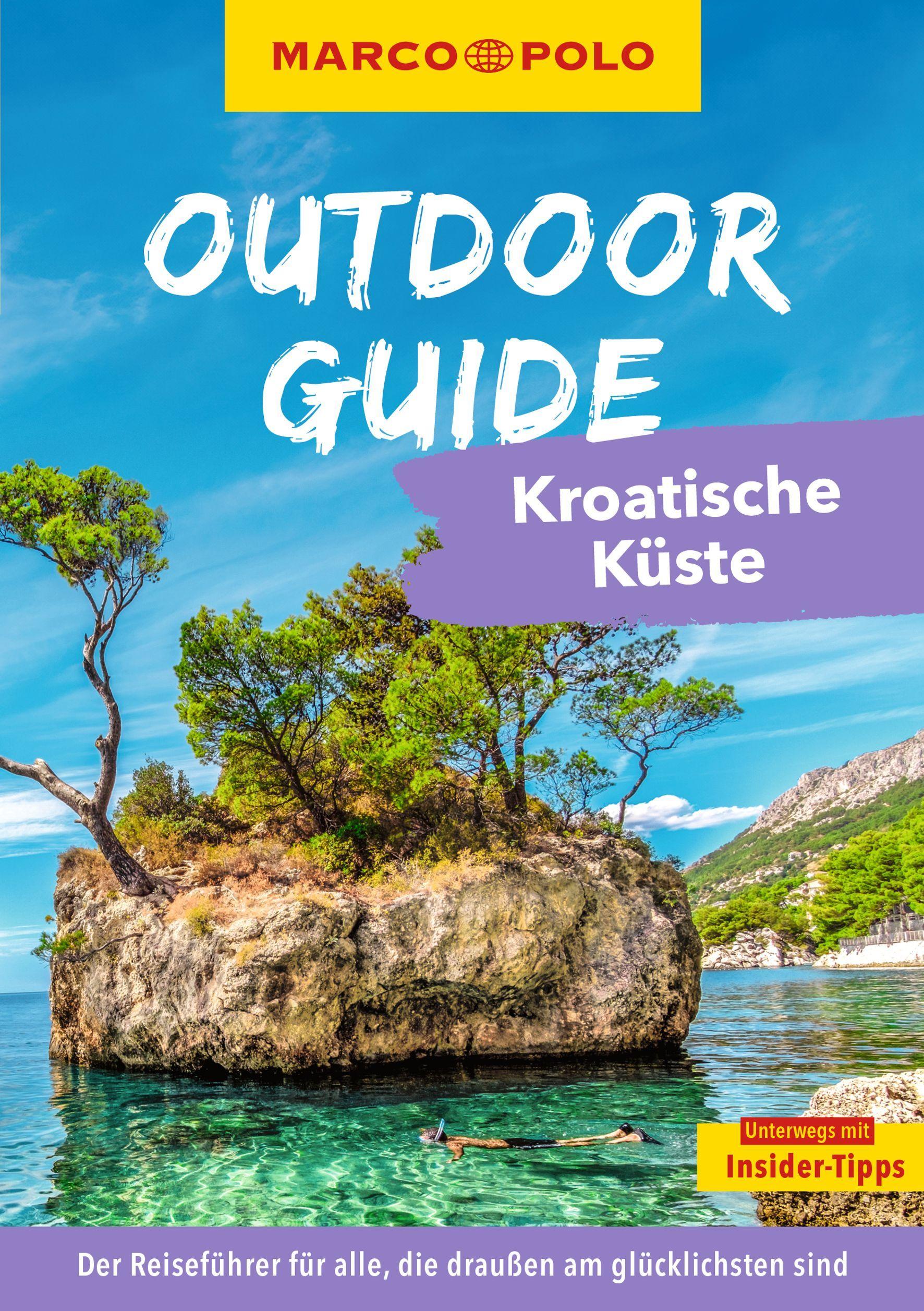 Vorderes Coverbild MARCO POLO OUTDOOR GUIDE Reiseführer Kroatische Küste