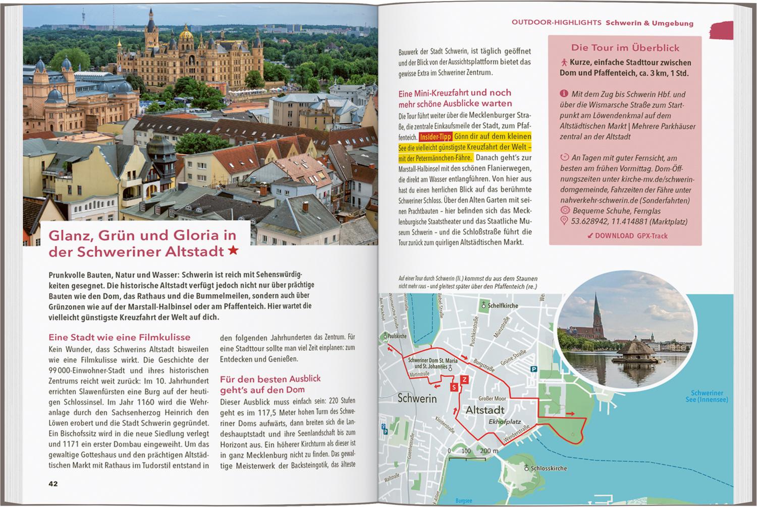 Beispielinhalt (Bild) MARCO POLO OUTDOOR GUIDE Reiseführer Mecklenburgische Seenplatte