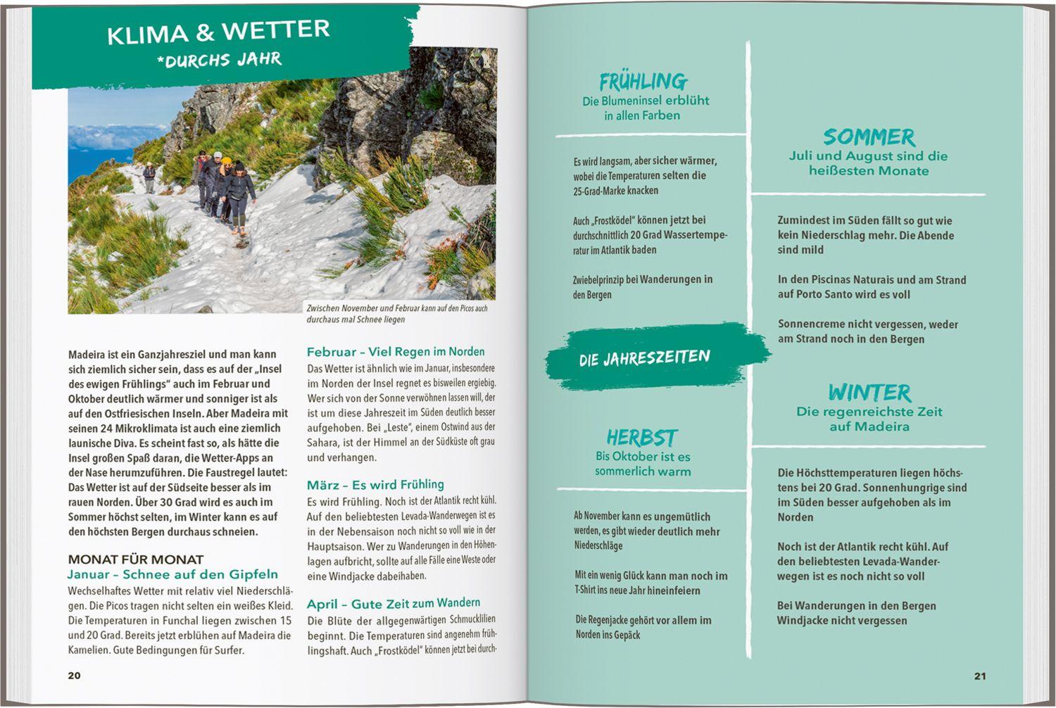 Beispielinhalt (Bild) MARCO POLO OUTDOOR GUIDE Reiseführer Madeira