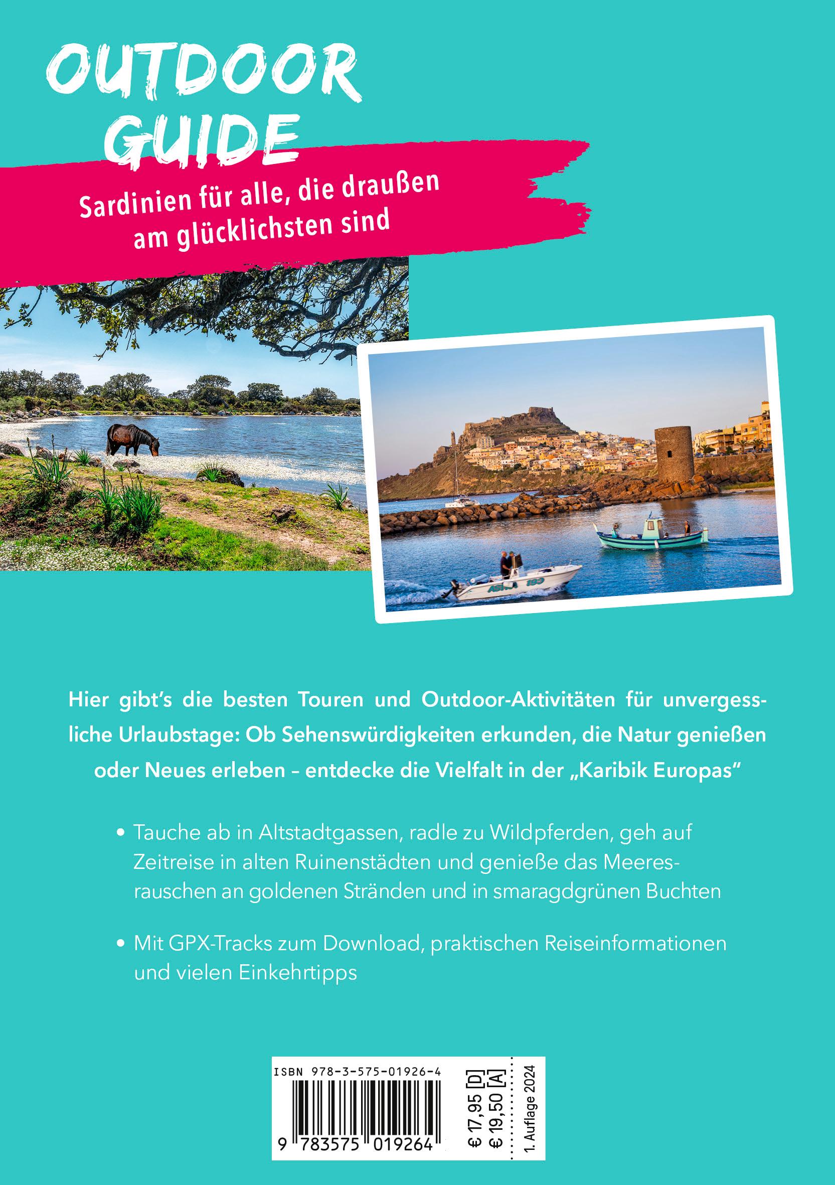 Rückseitencover MARCO POLO OUTDOOR GUIDE Reiseführer Sardinien