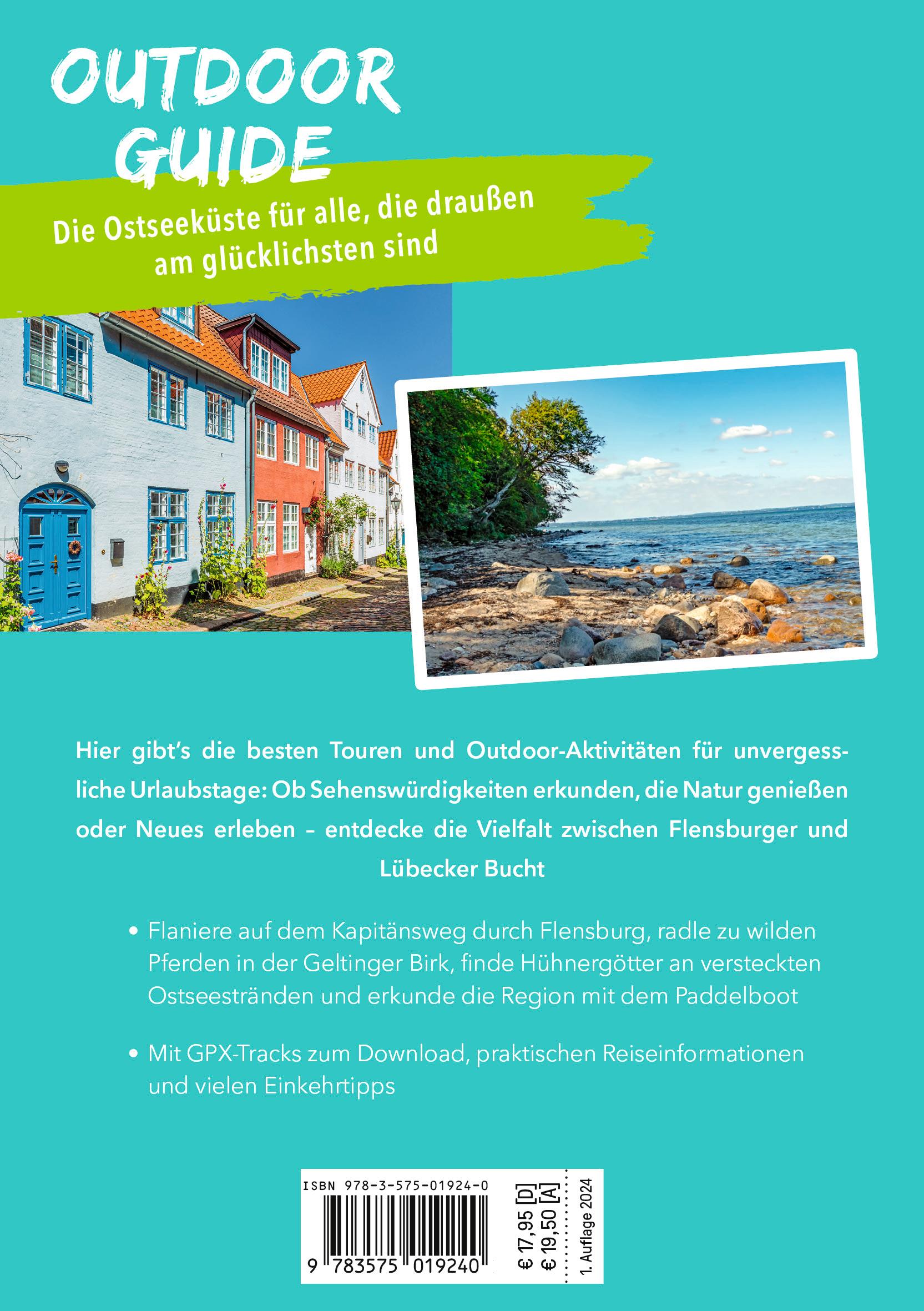 Rückseitencover MARCO POLO OUTDOOR GUIDE Reiseführer Ostseeküste Schleswig-Holstein