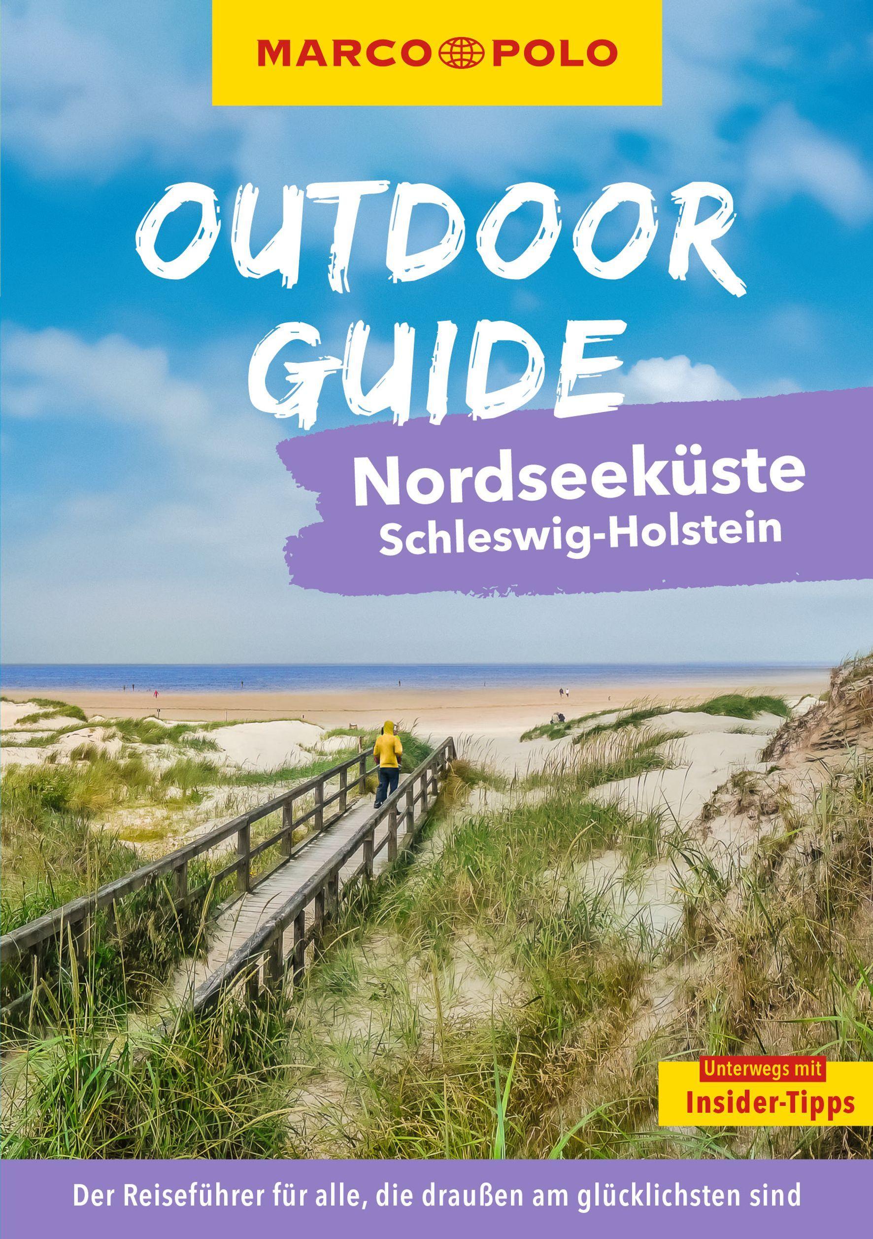 Vorderes Coverbild MARCO POLO OUTDOOR GUIDE Reiseführer Nordseeküste Schleswig-Holstein