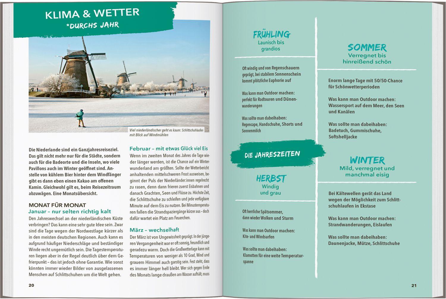 Beispielinhalt (Bild) MARCO POLO OUTDOOR GUIDE Reiseführer Niederländische Küste