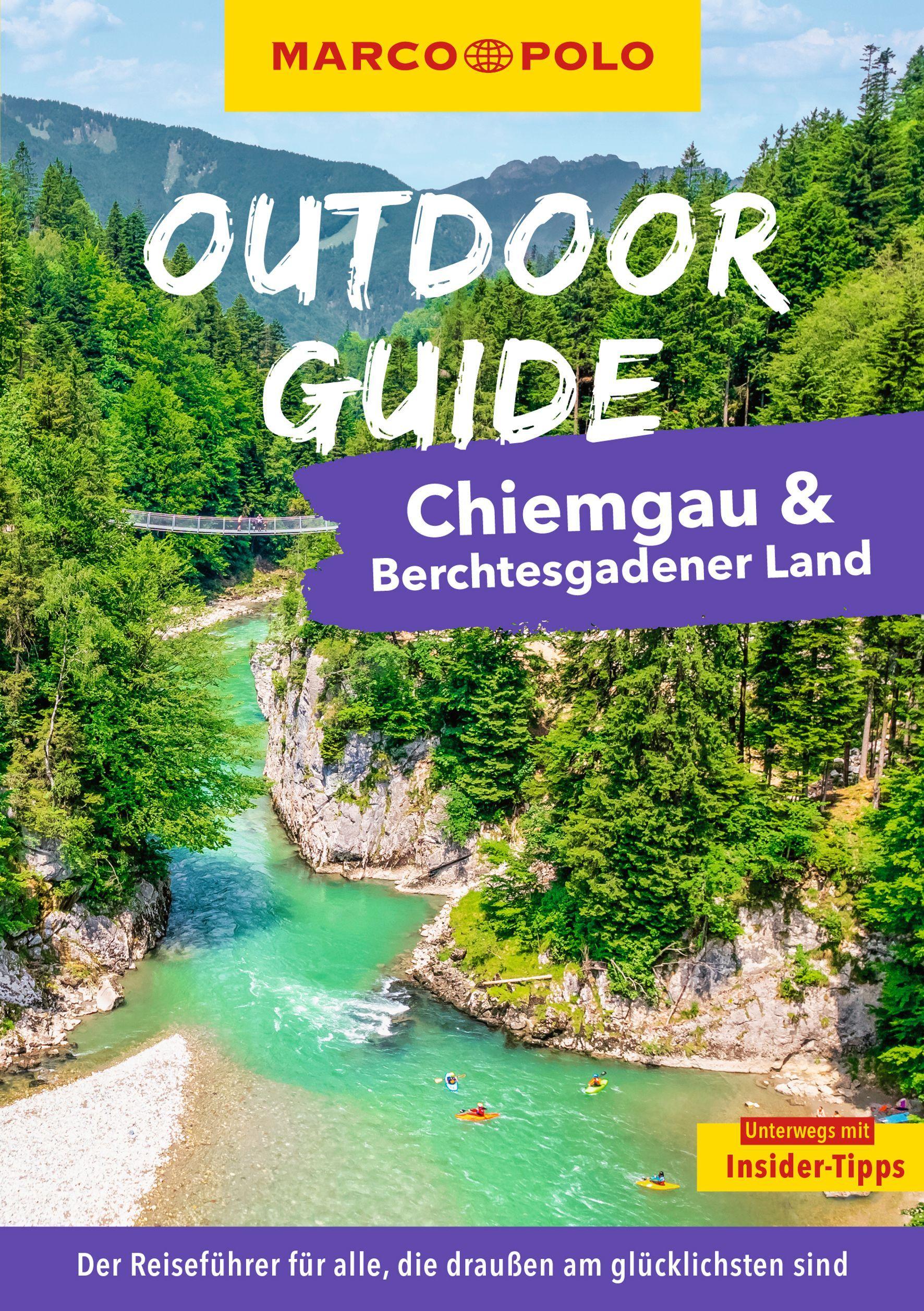 Vorderes Coverbild MARCO POLO OUTDOOR GUIDE Reiseführer Chiemgau & Berchtesgadener Land