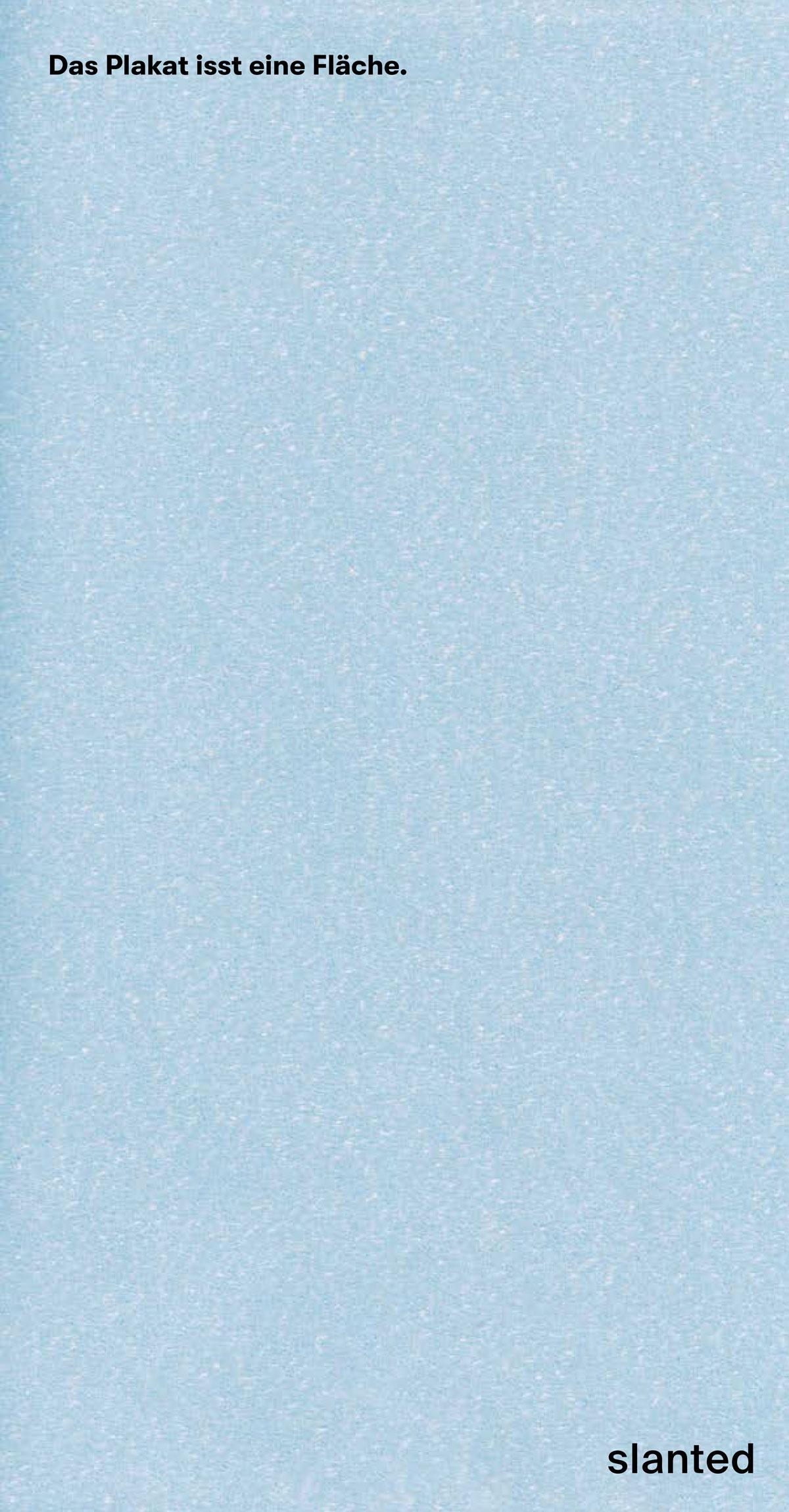 Vorderes Coverbild Das Plakat isst eine Fläche
