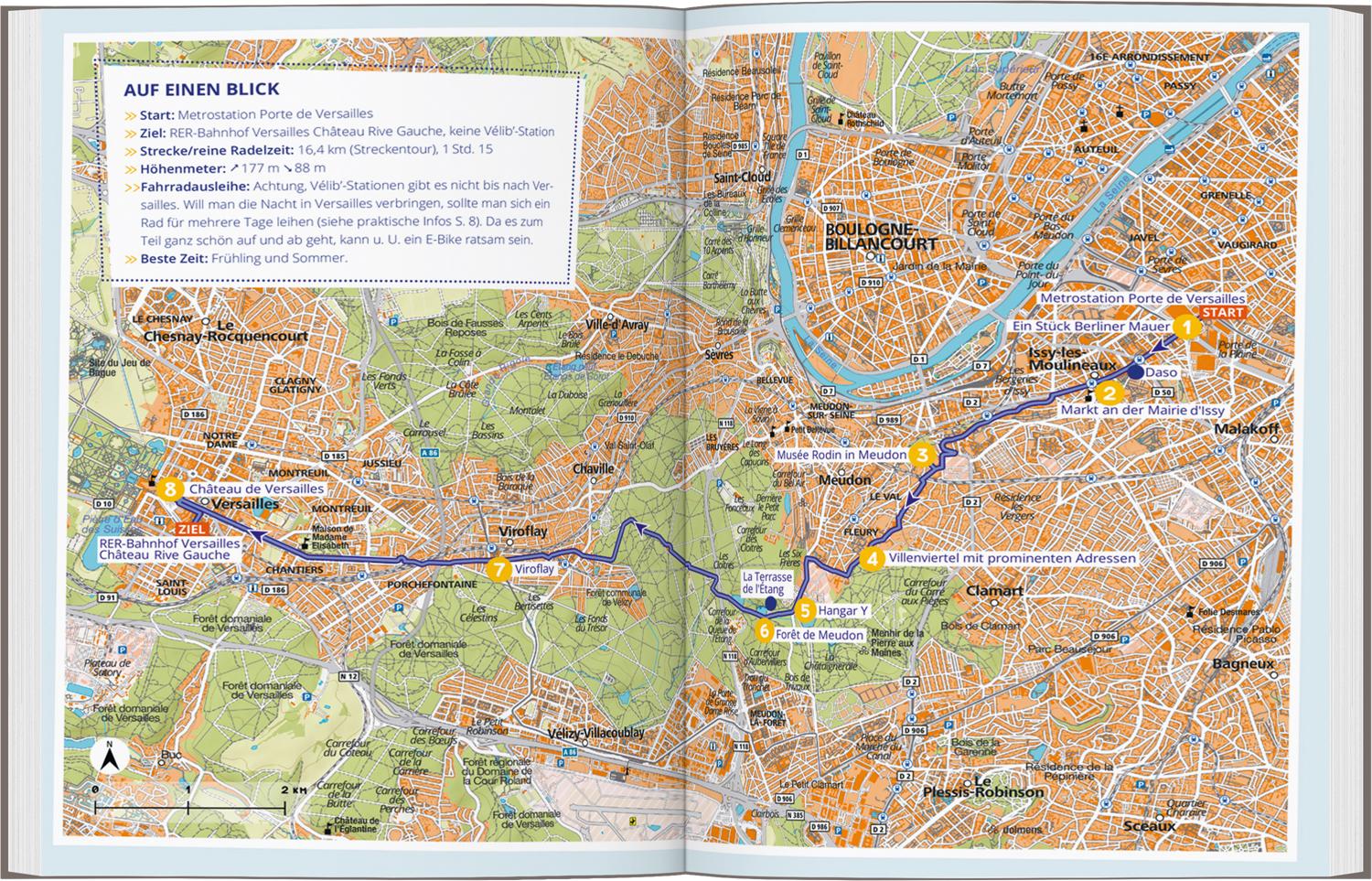 Beispielinhalt (Bild) DUMONT Cityradeln Paris mit dem Rad