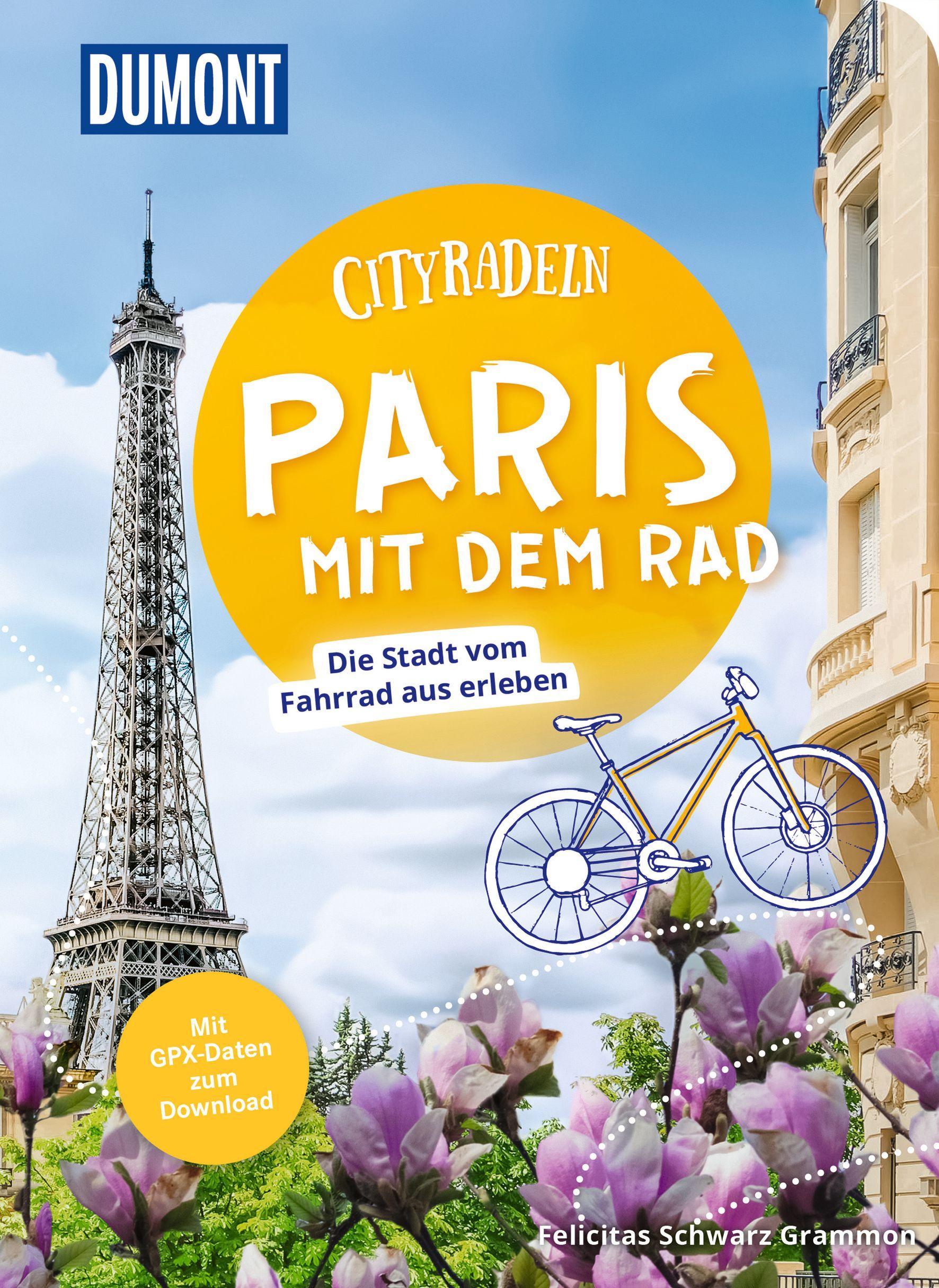 Vorderes Coverbild DUMONT Cityradeln Paris mit dem Rad