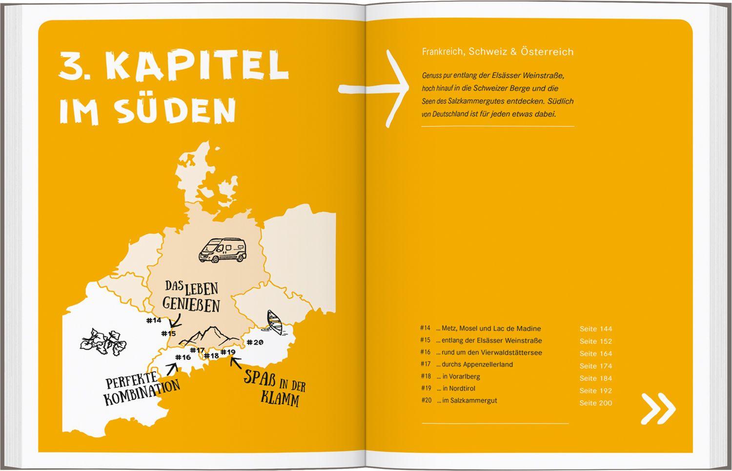 Beispielinhalt (Bild) 20 unvergessliche Eskapaden rund um Deutschland - Für Camper