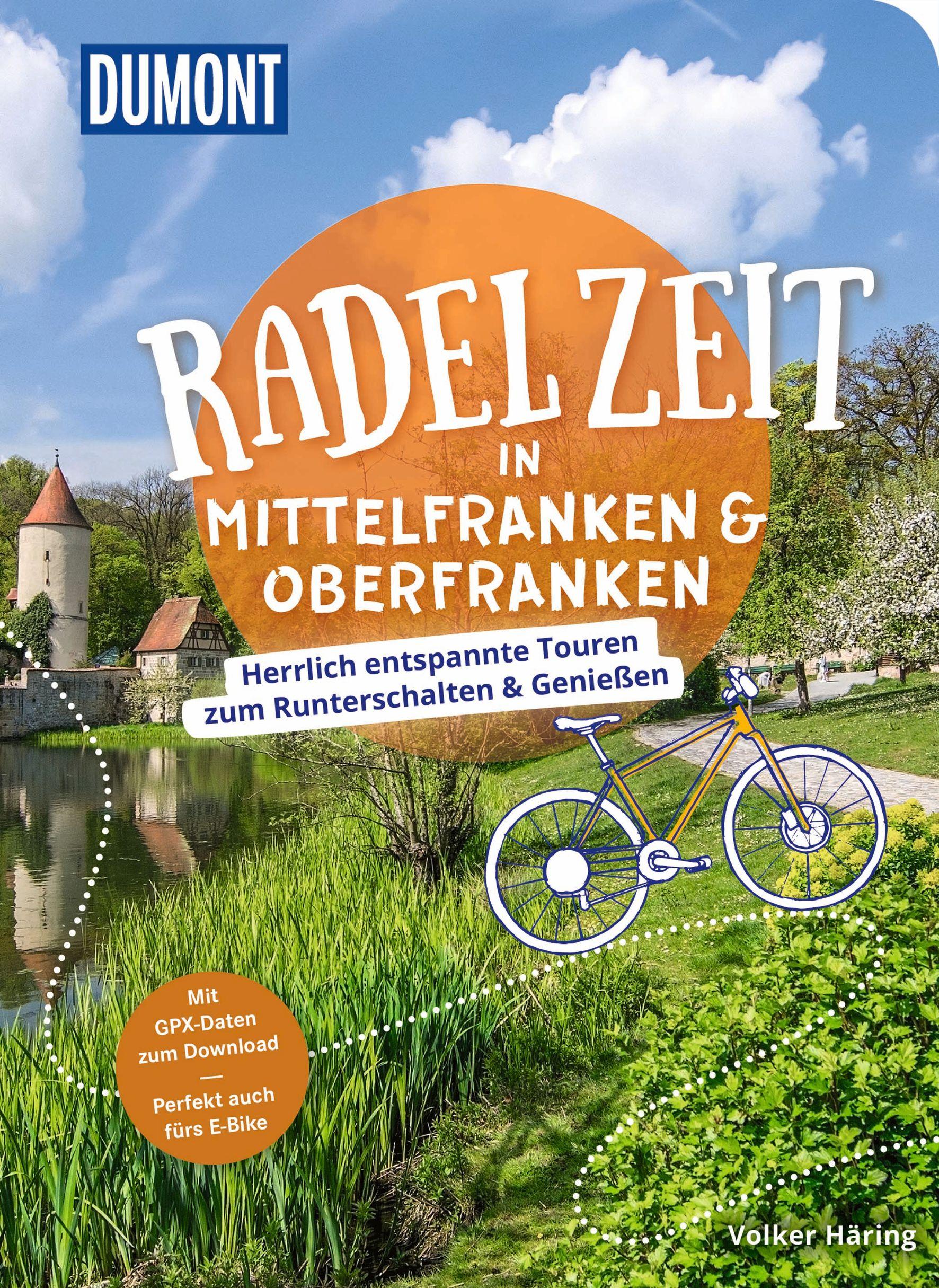 Vorderes Coverbild DUMONT Radelzeit in Mittelfranken & Oberfranken