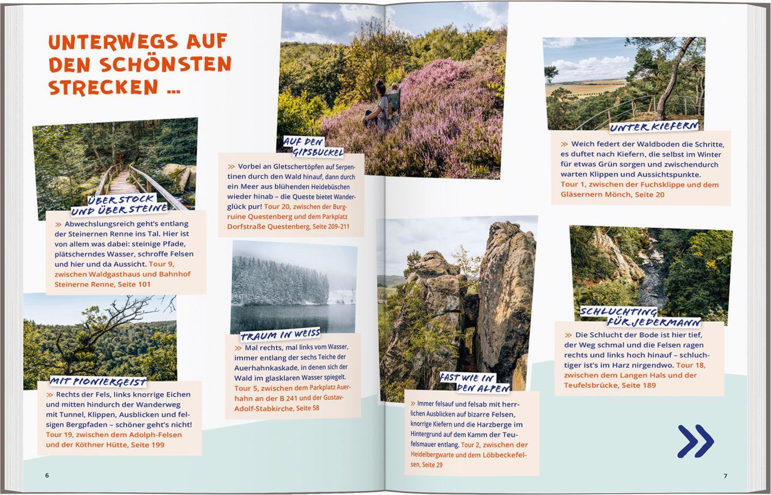 Beispielinhalt (Bild) DUMONT Wanderzeit im Harz